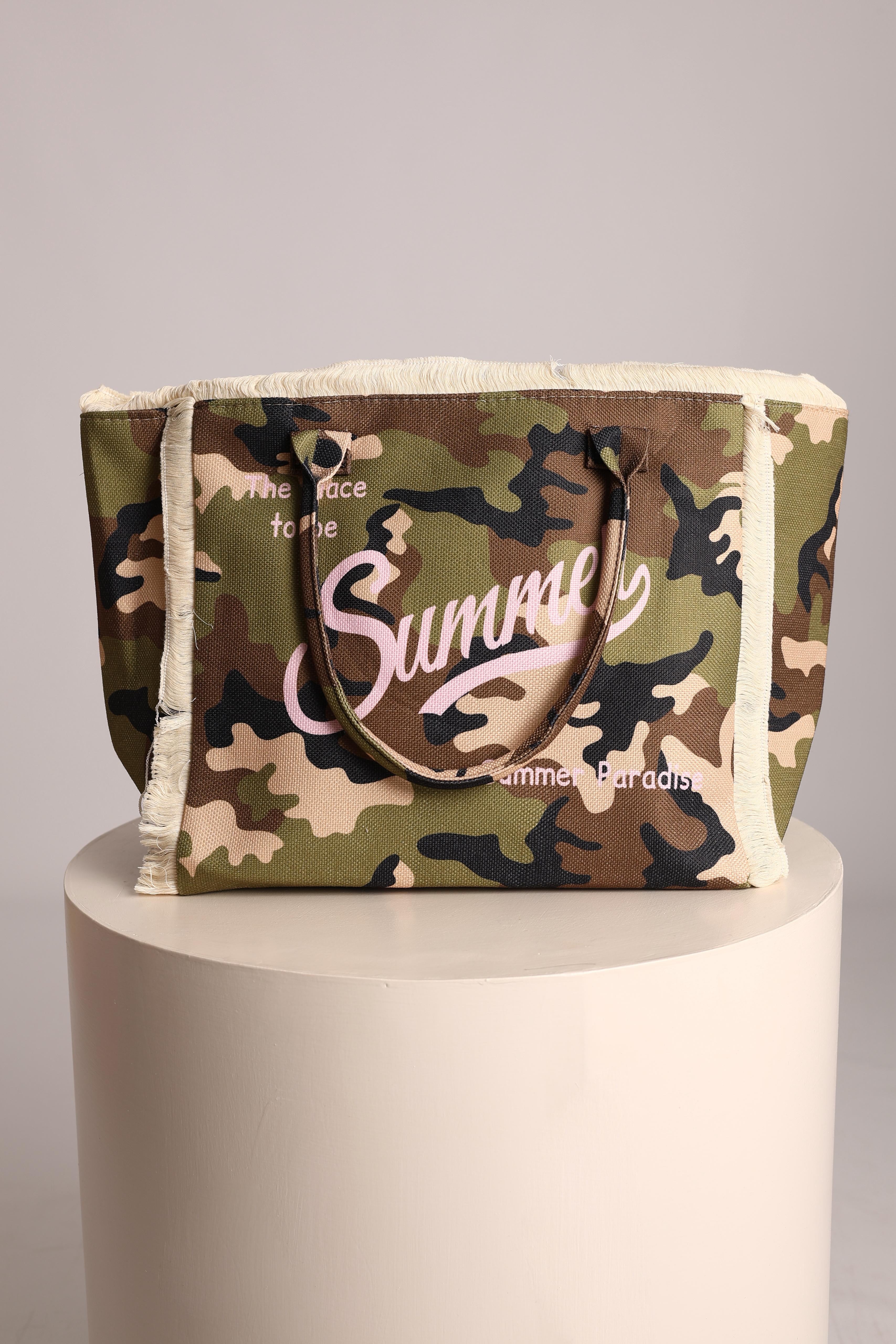 BORSA SUMMER PARADISE - MILITARY