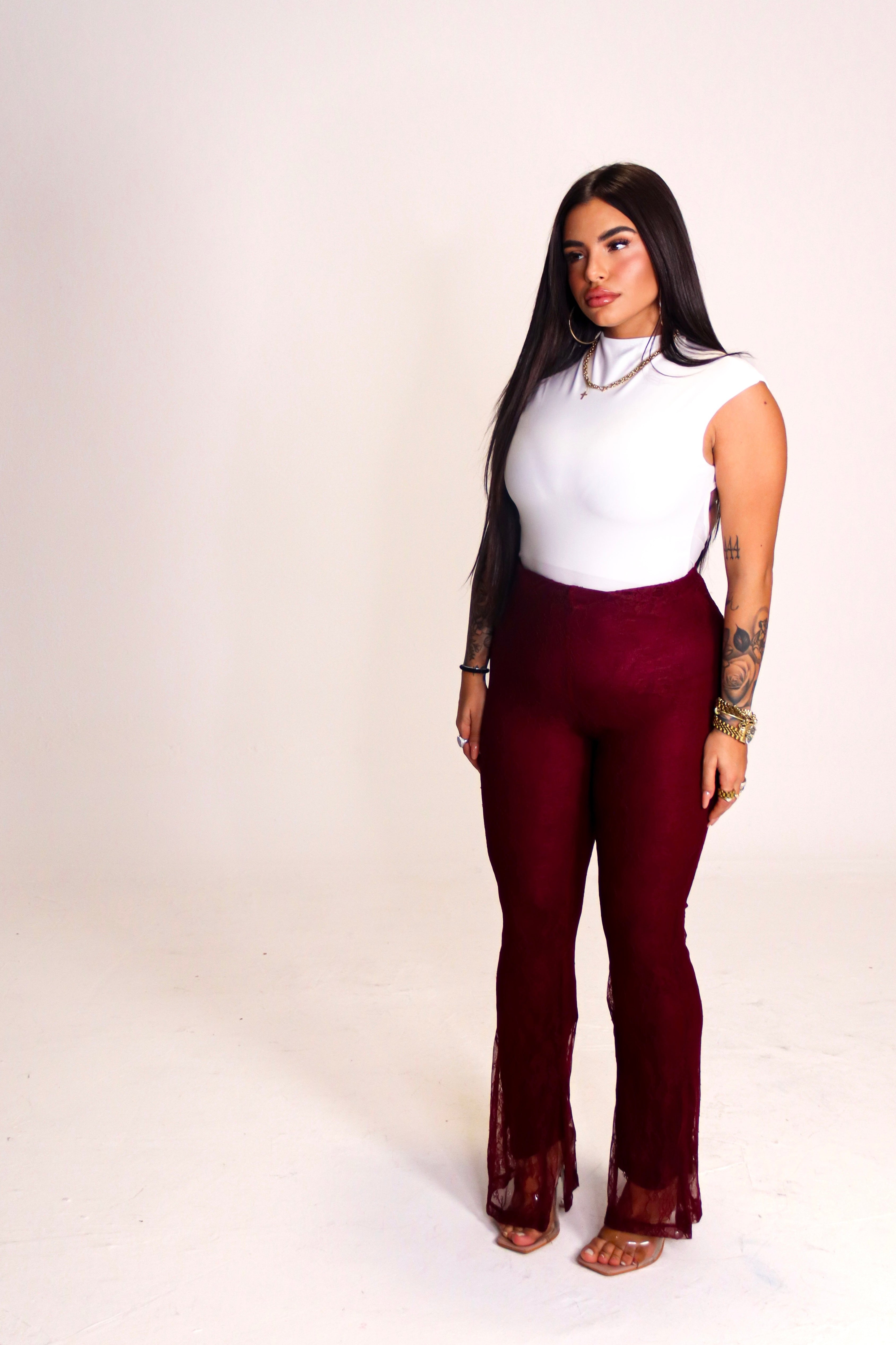 LEGGINGS PIZZO - LADY