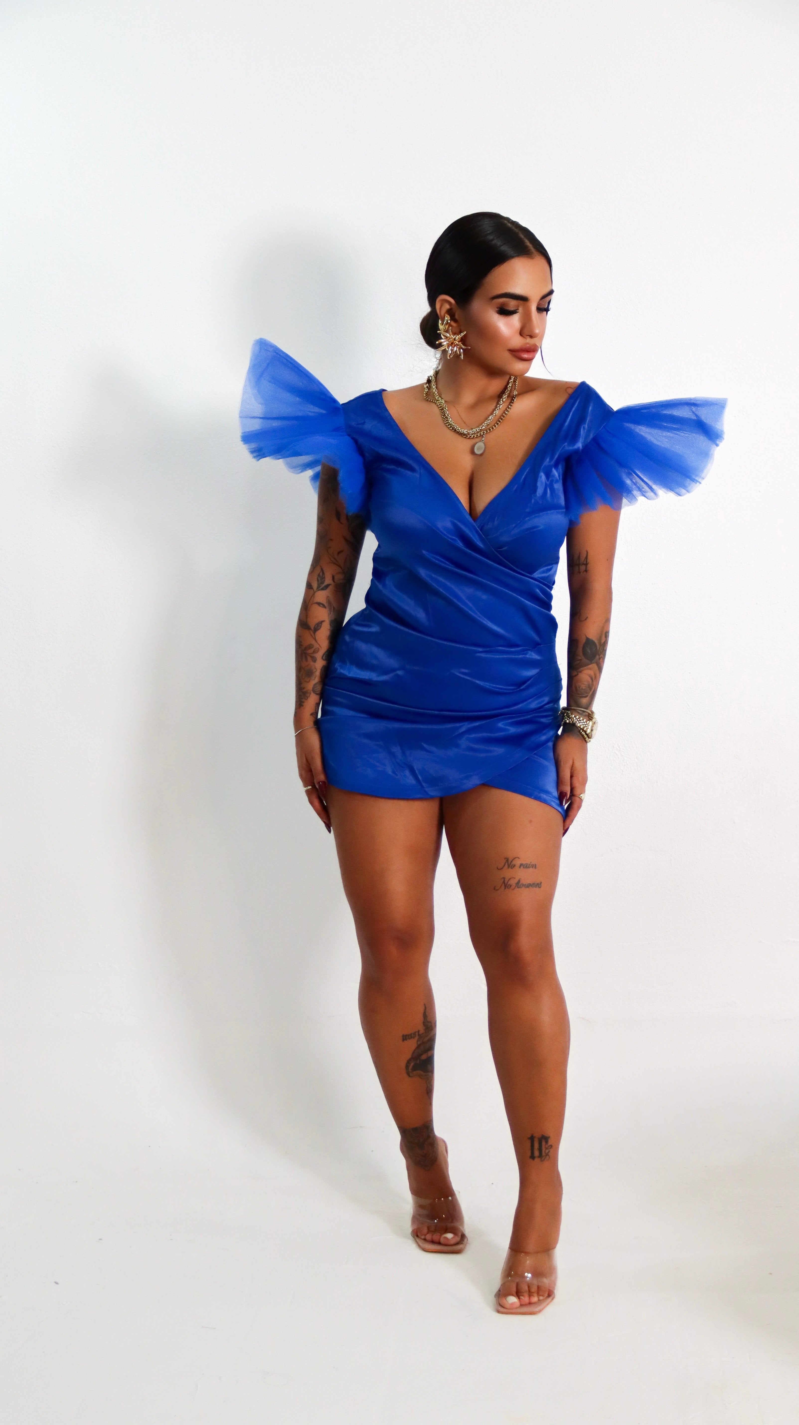 VESTITO BLUE ELECTRIC MIL