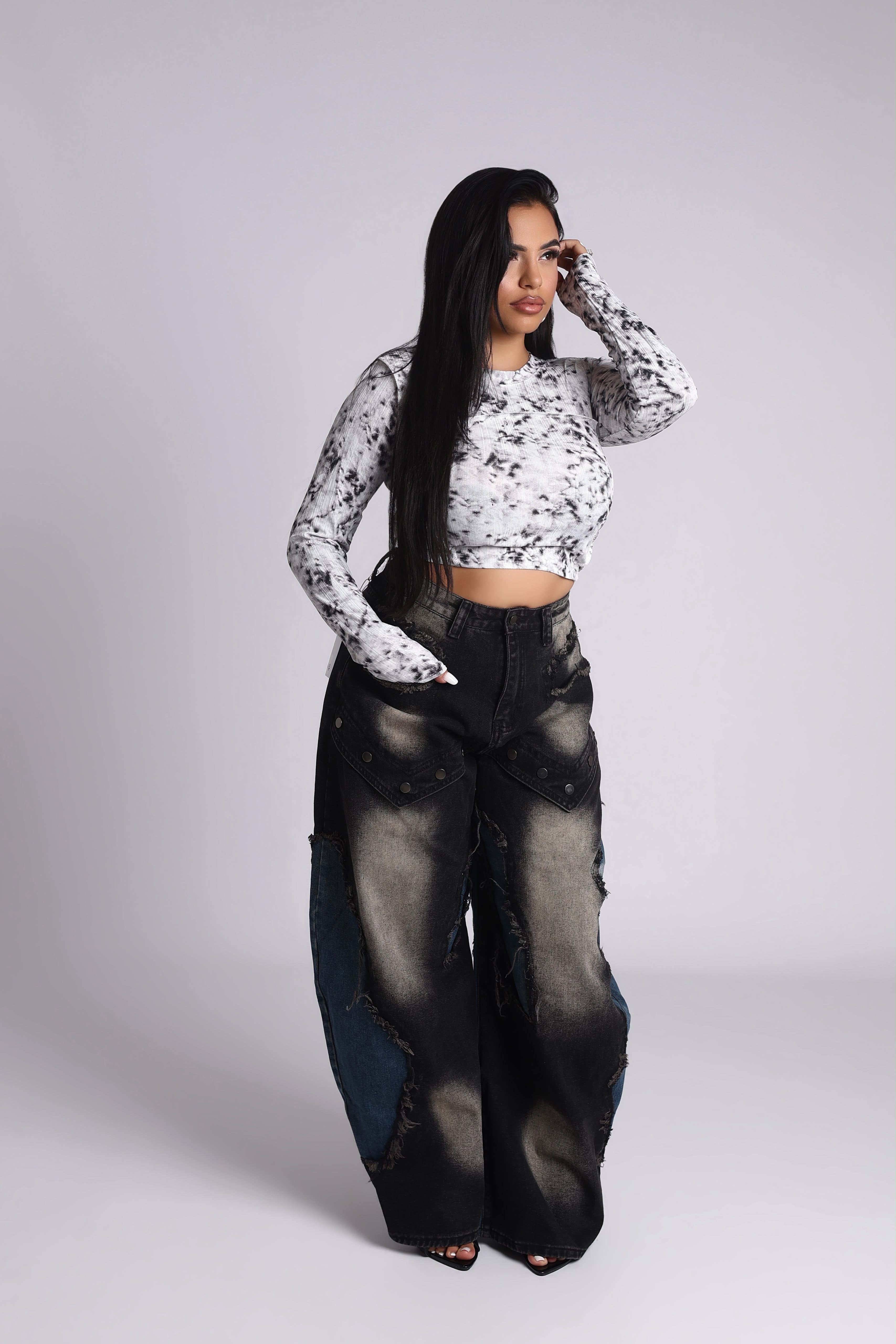 PANTALONE DARK BLACK - AMNESIA