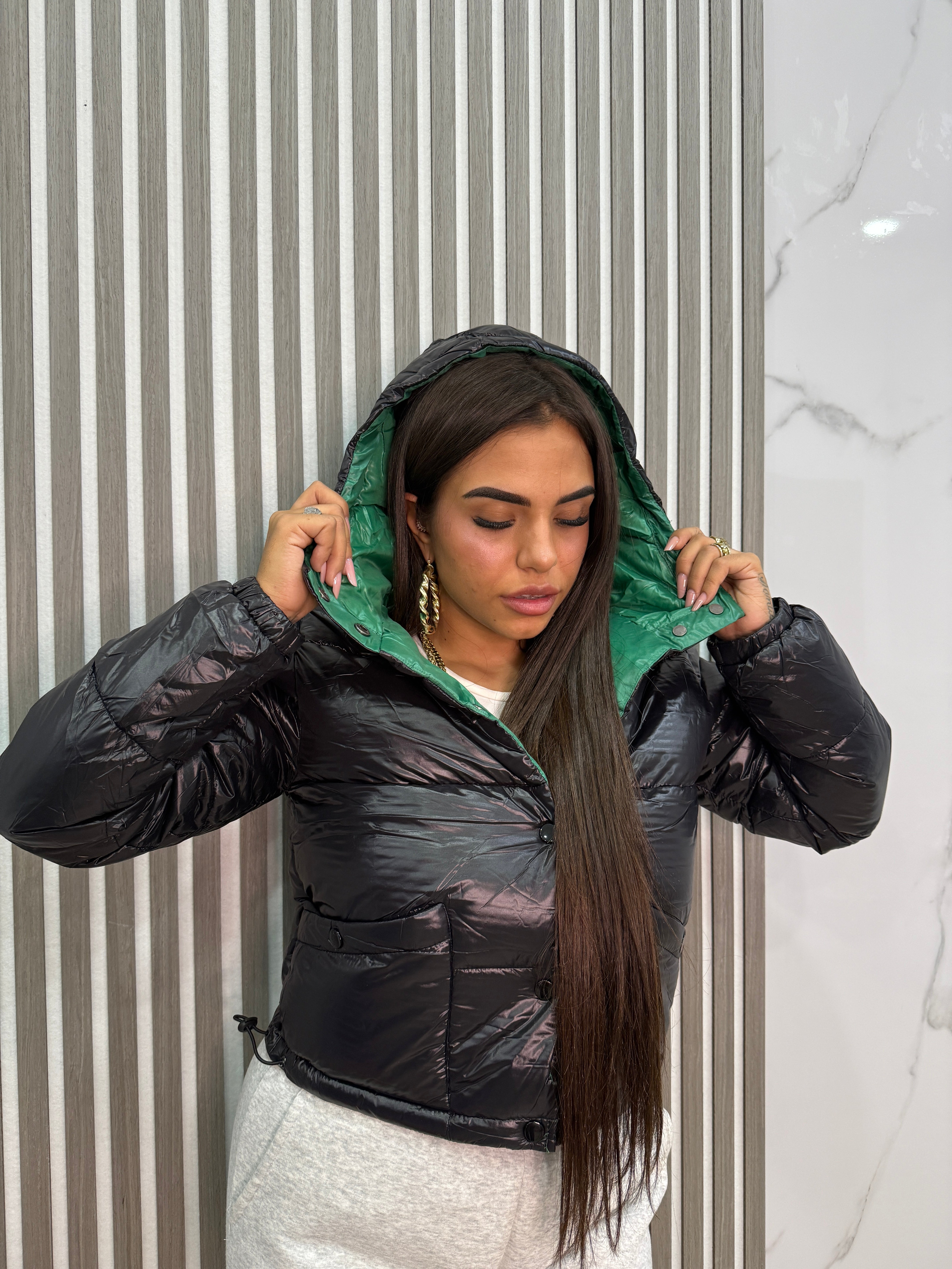 GIACCA BOMBER BLACK