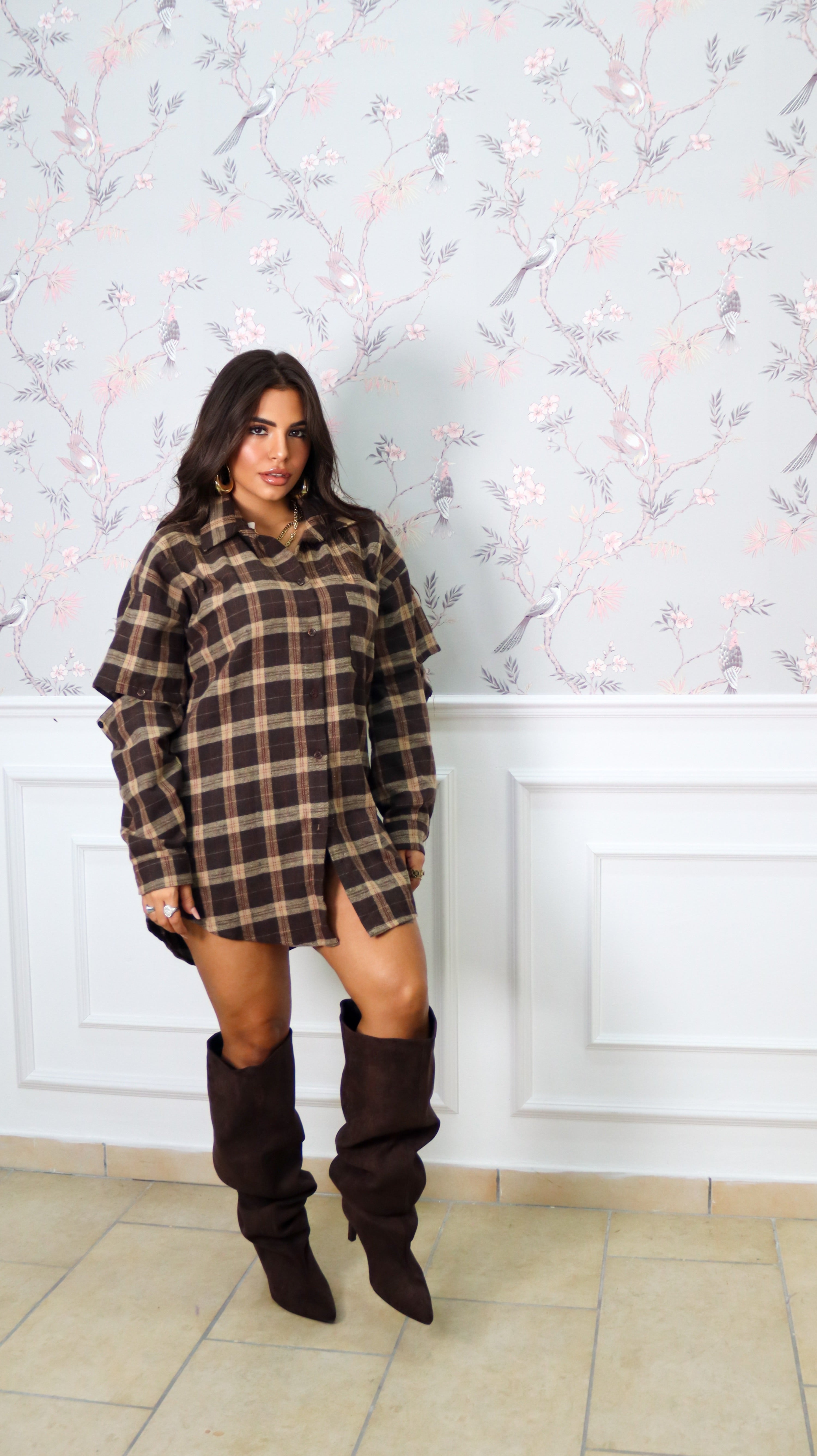 CAMICIA OVER SCOZZESE - MIL