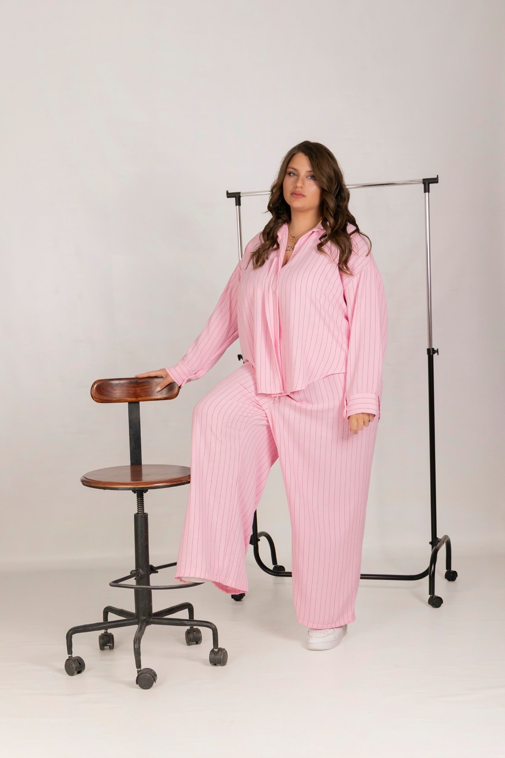 COORDINATO PINK LINES - MIL for CURVY