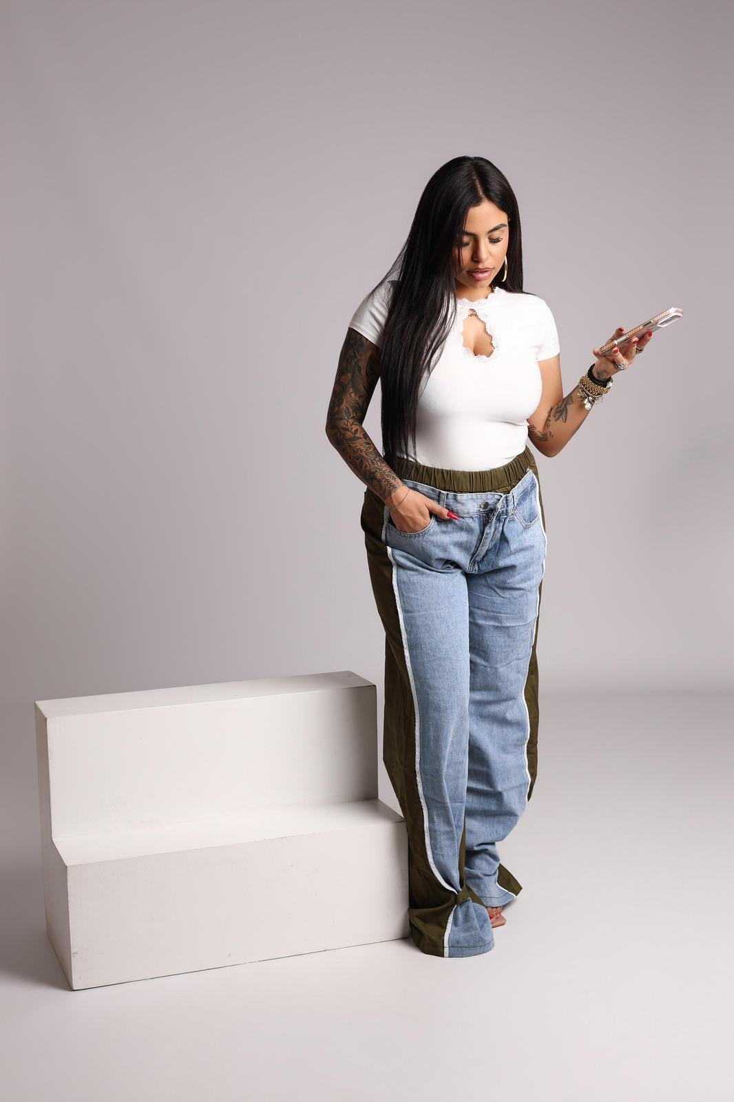 PANTALONE DENIM&GREEN - MIL