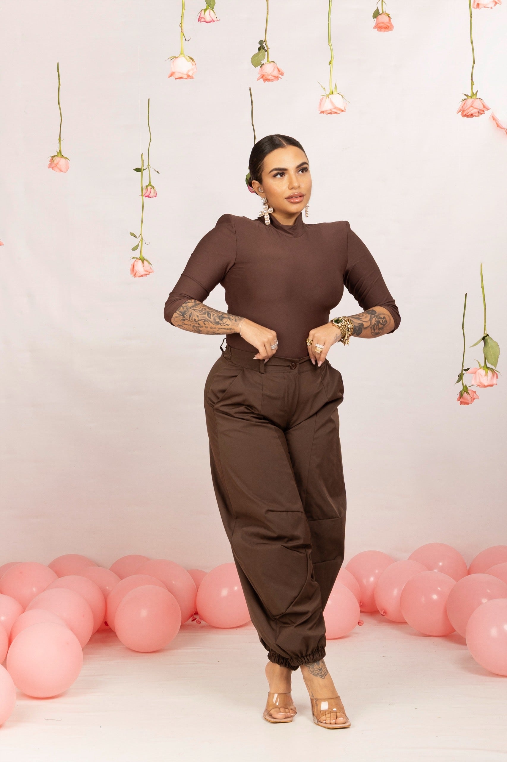 BODY SPALLINE - BROWN