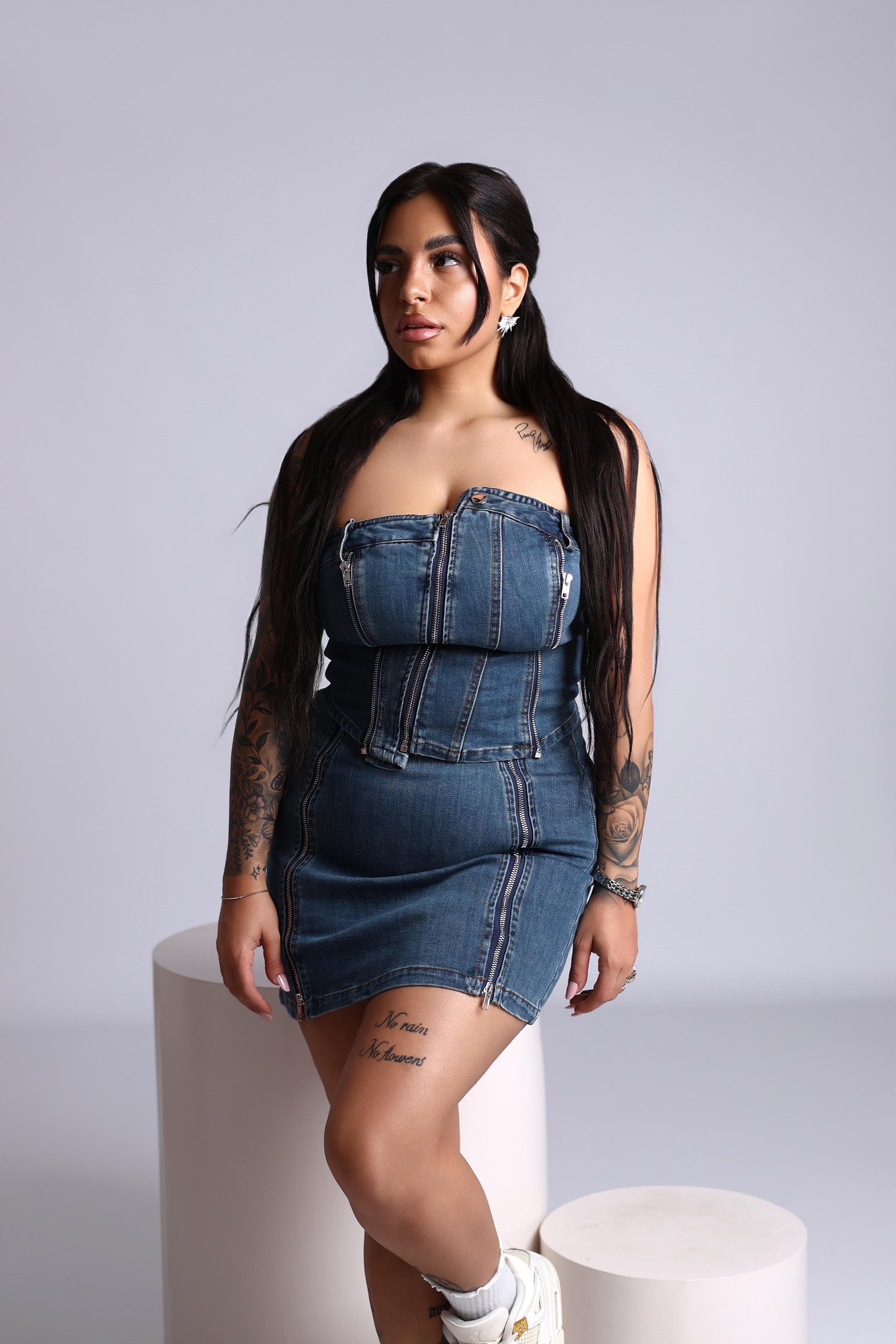 COORDINATO DENIM ZIP - IBIZA