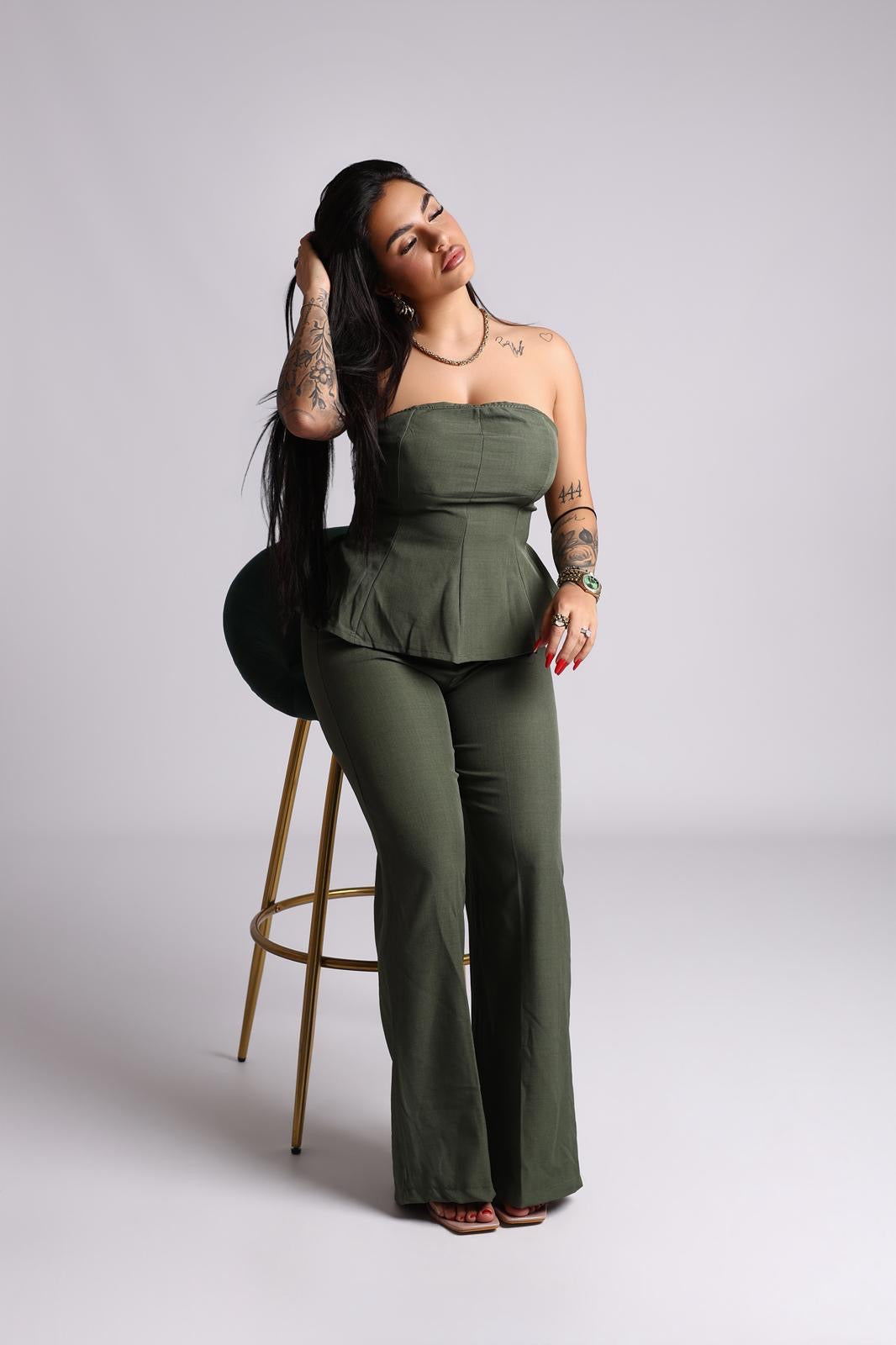 COORDINATO GREEN MILITARY - KIM
