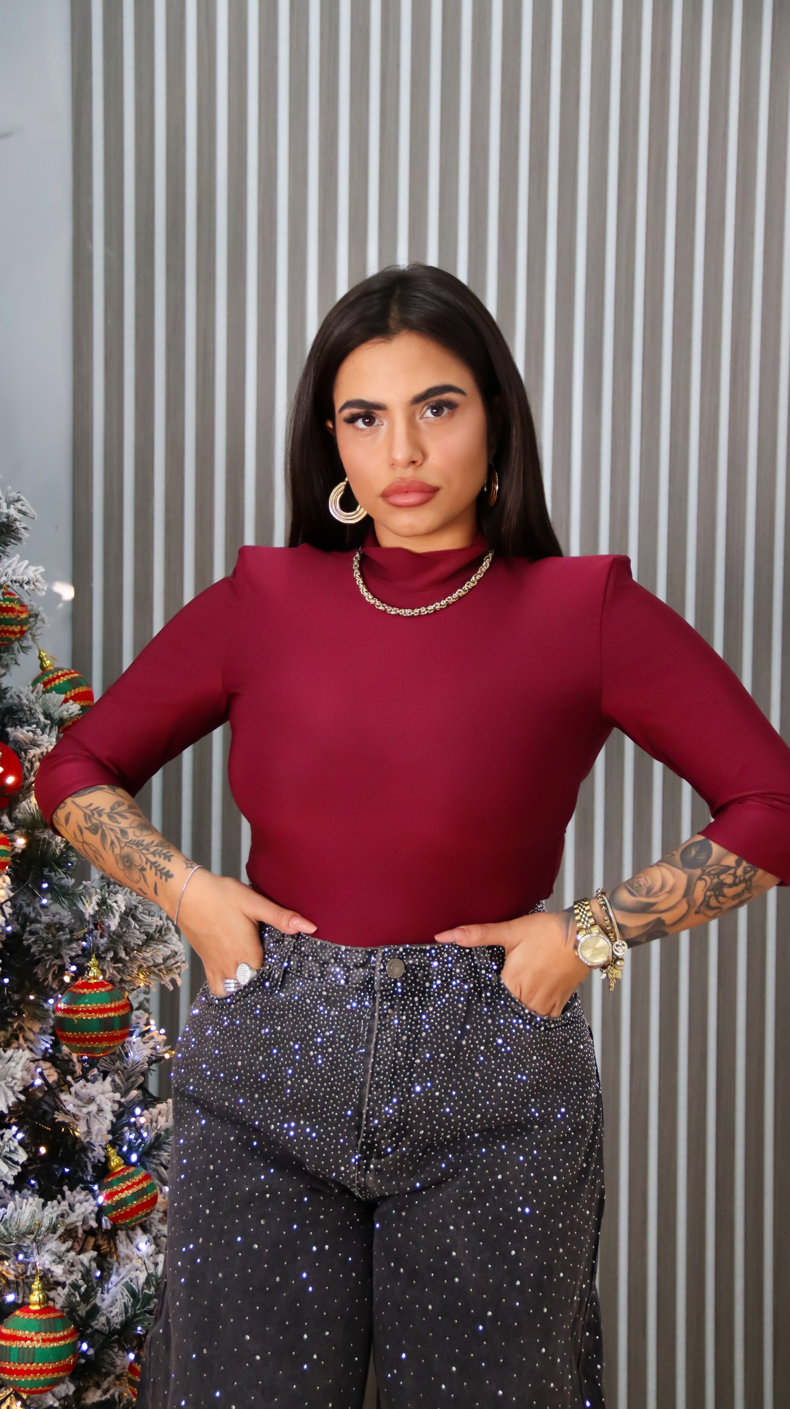 BODY SPALLINE - BORDEAUX