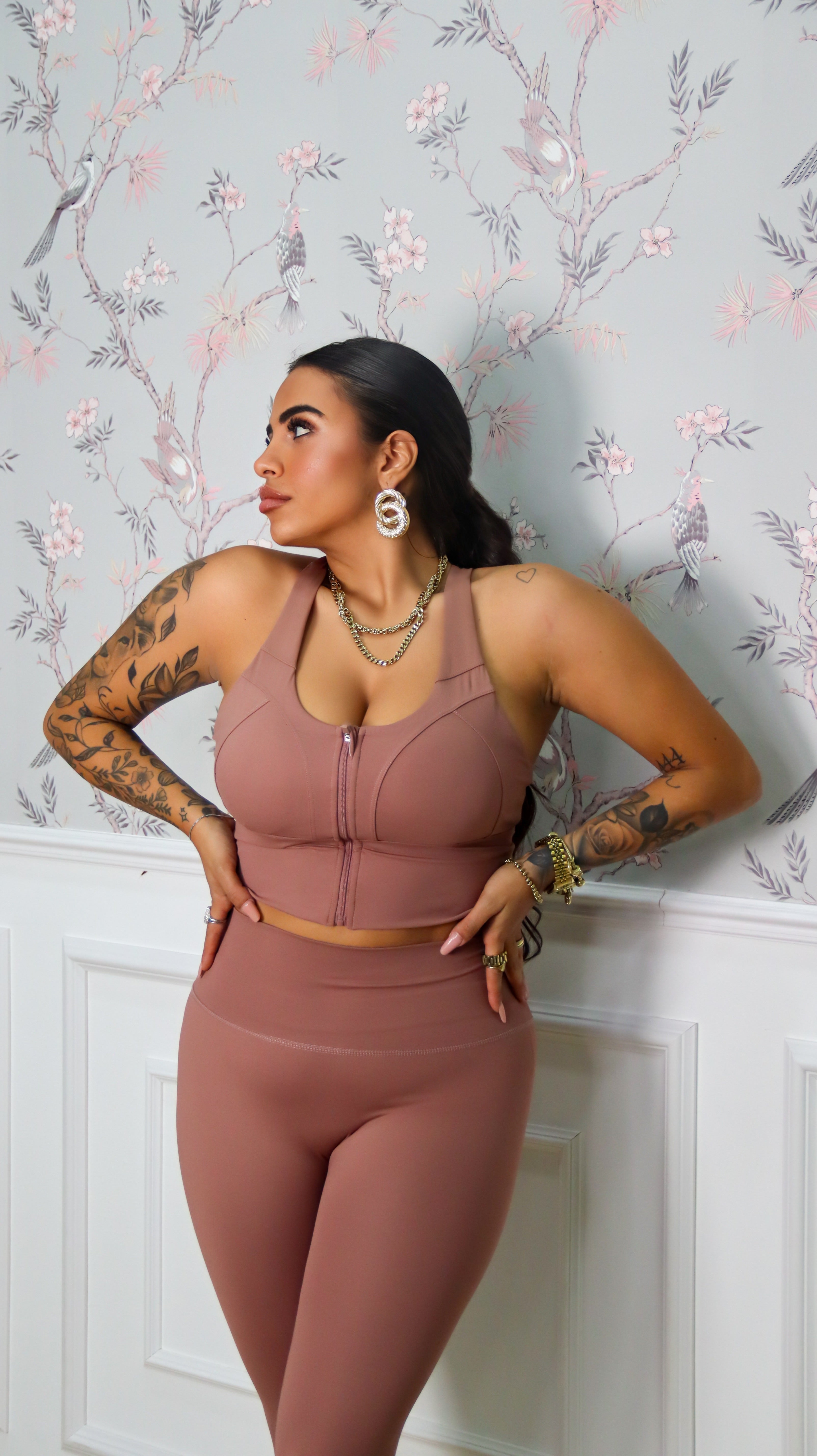 COORDINATO FITNESS - DARK PINK