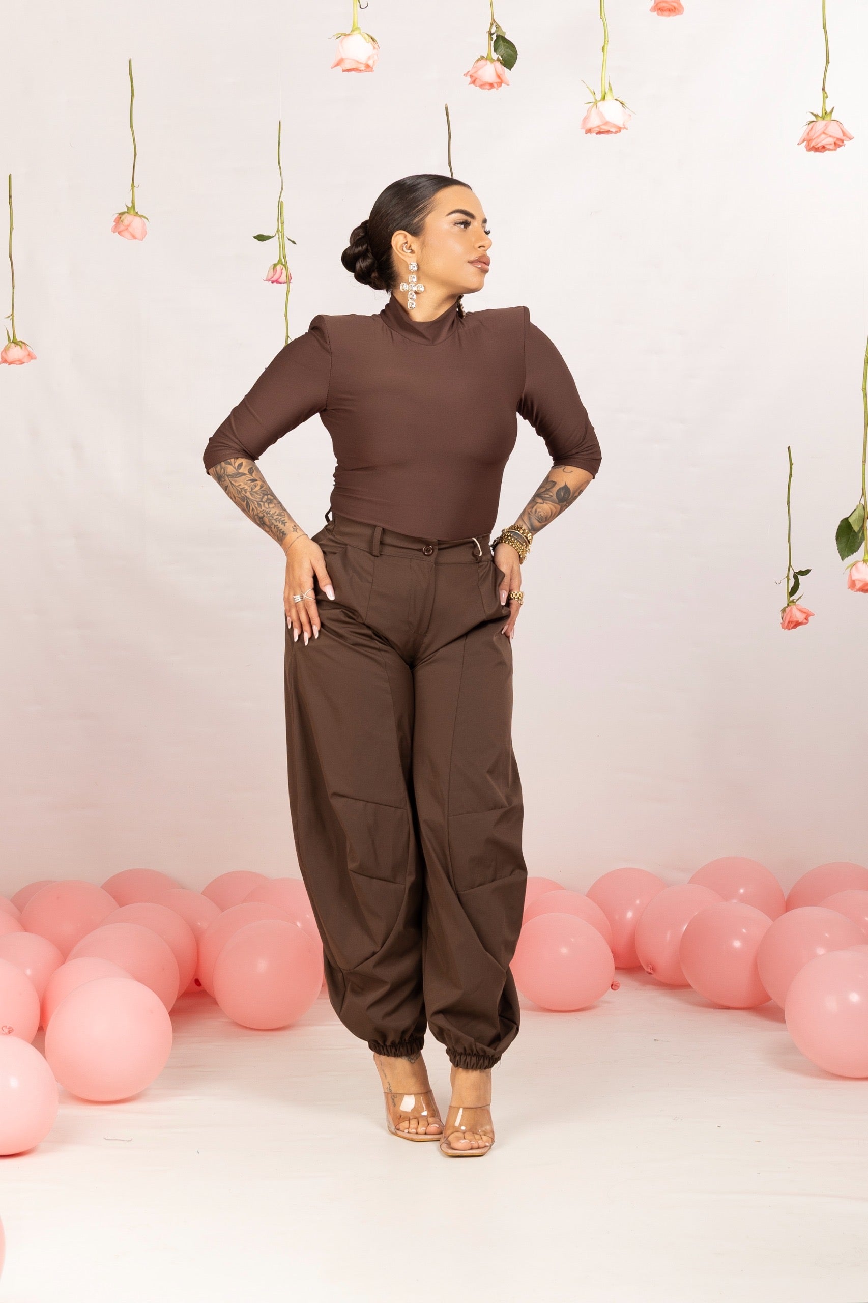 BODY SPALLINE - BROWN