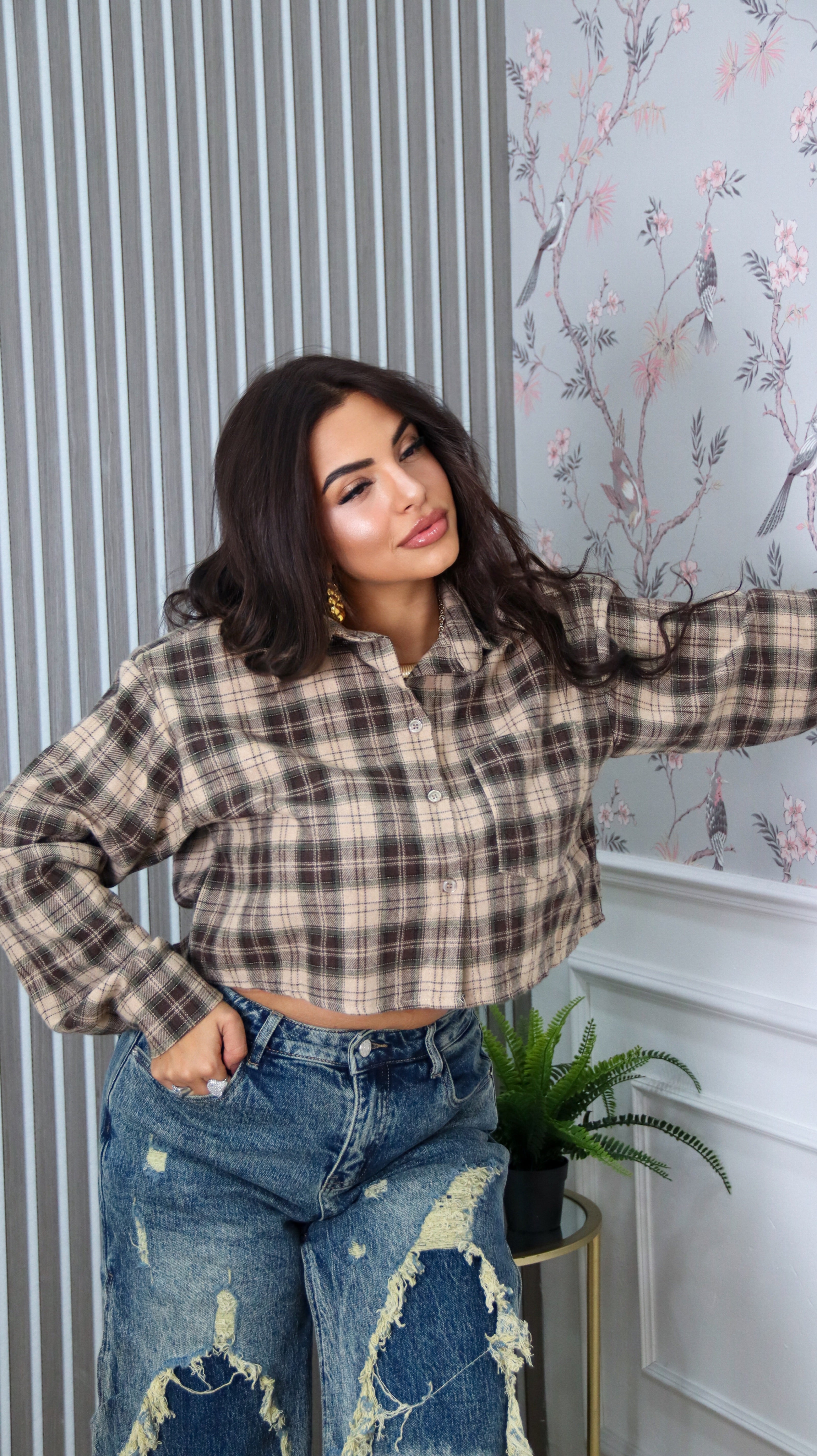 CAMICIA CROP - TEXAS