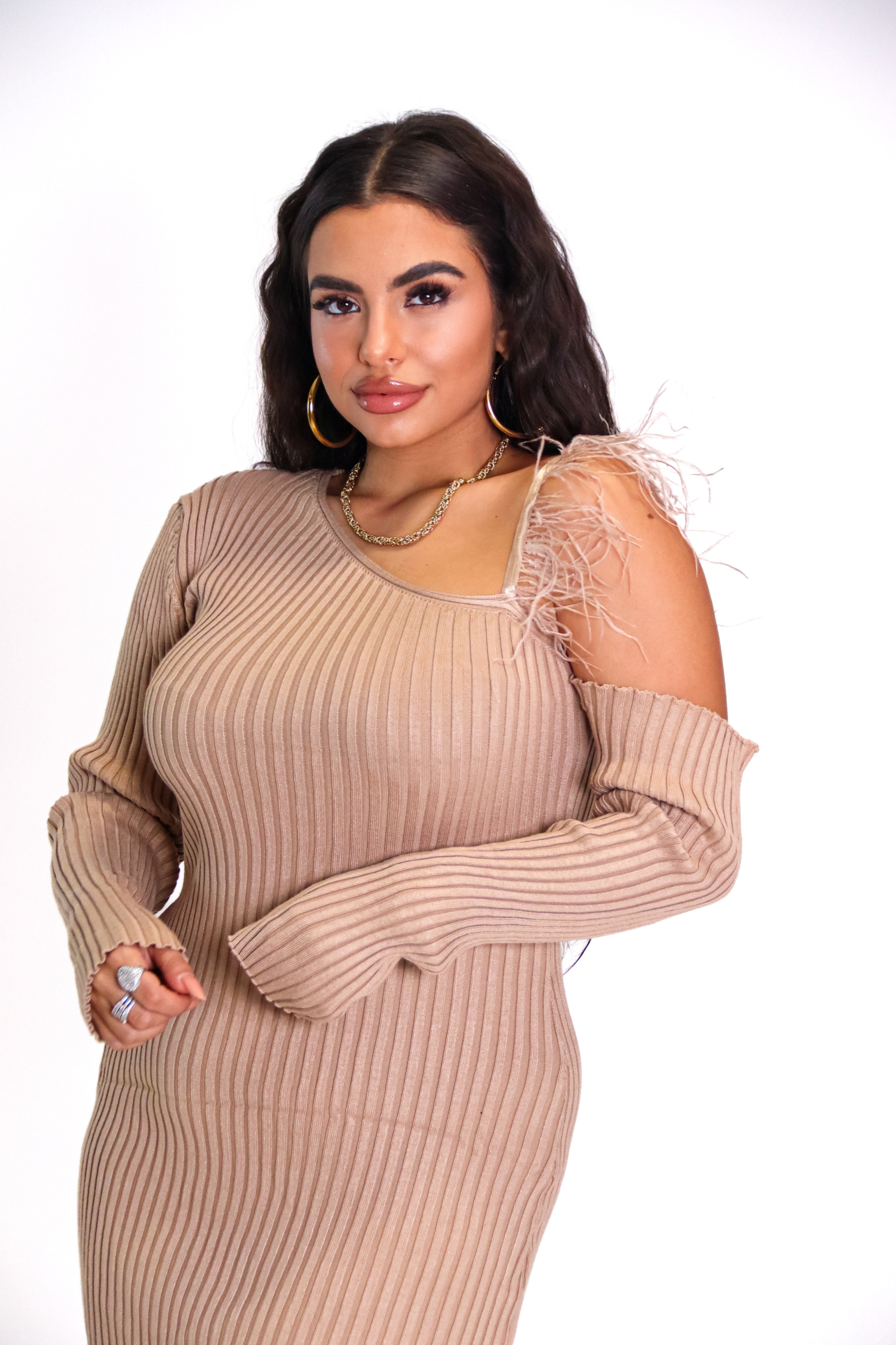 VESTITO BEIGE - DARLING