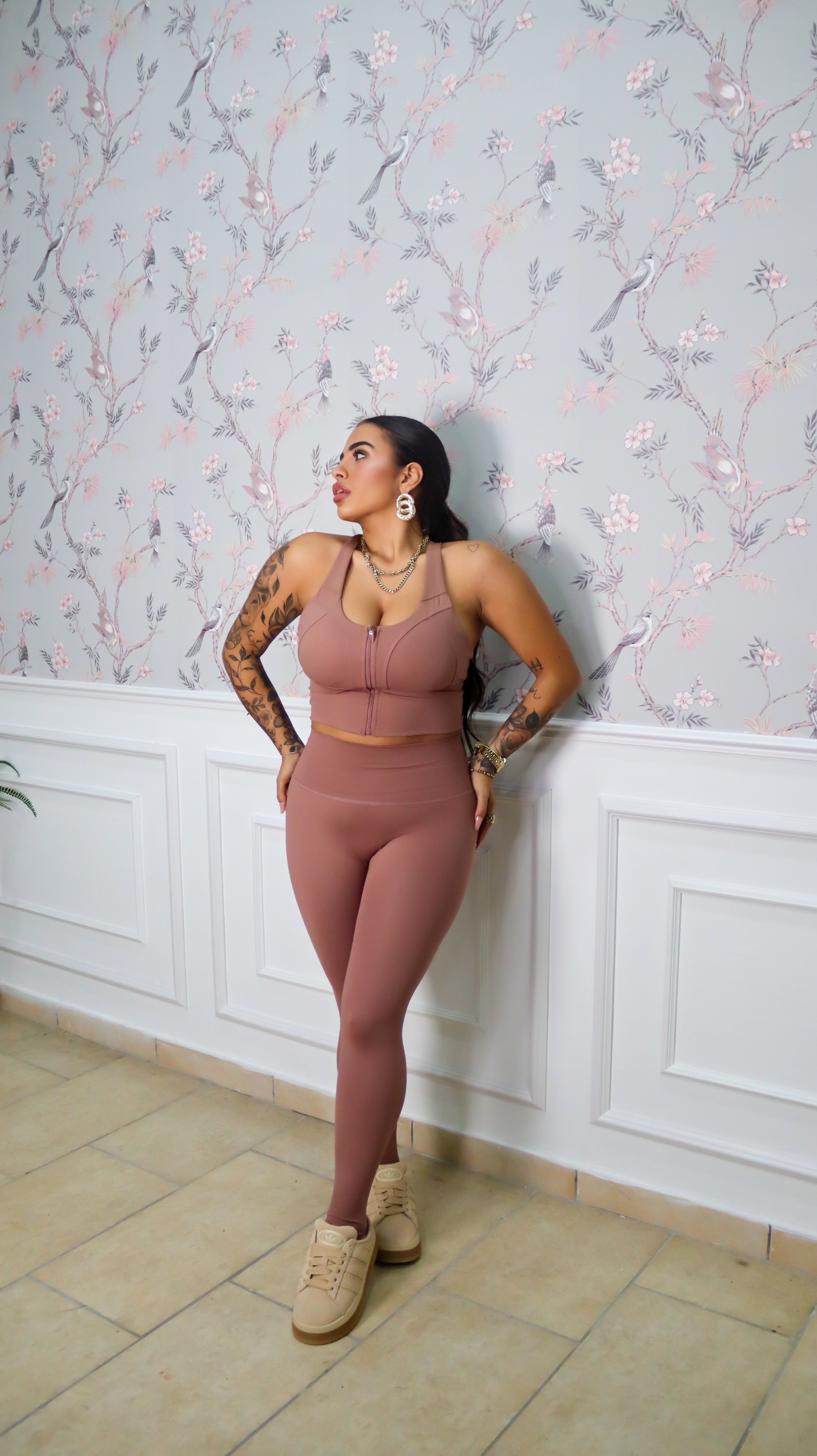 COORDINATO FITNESS - DARK PINK