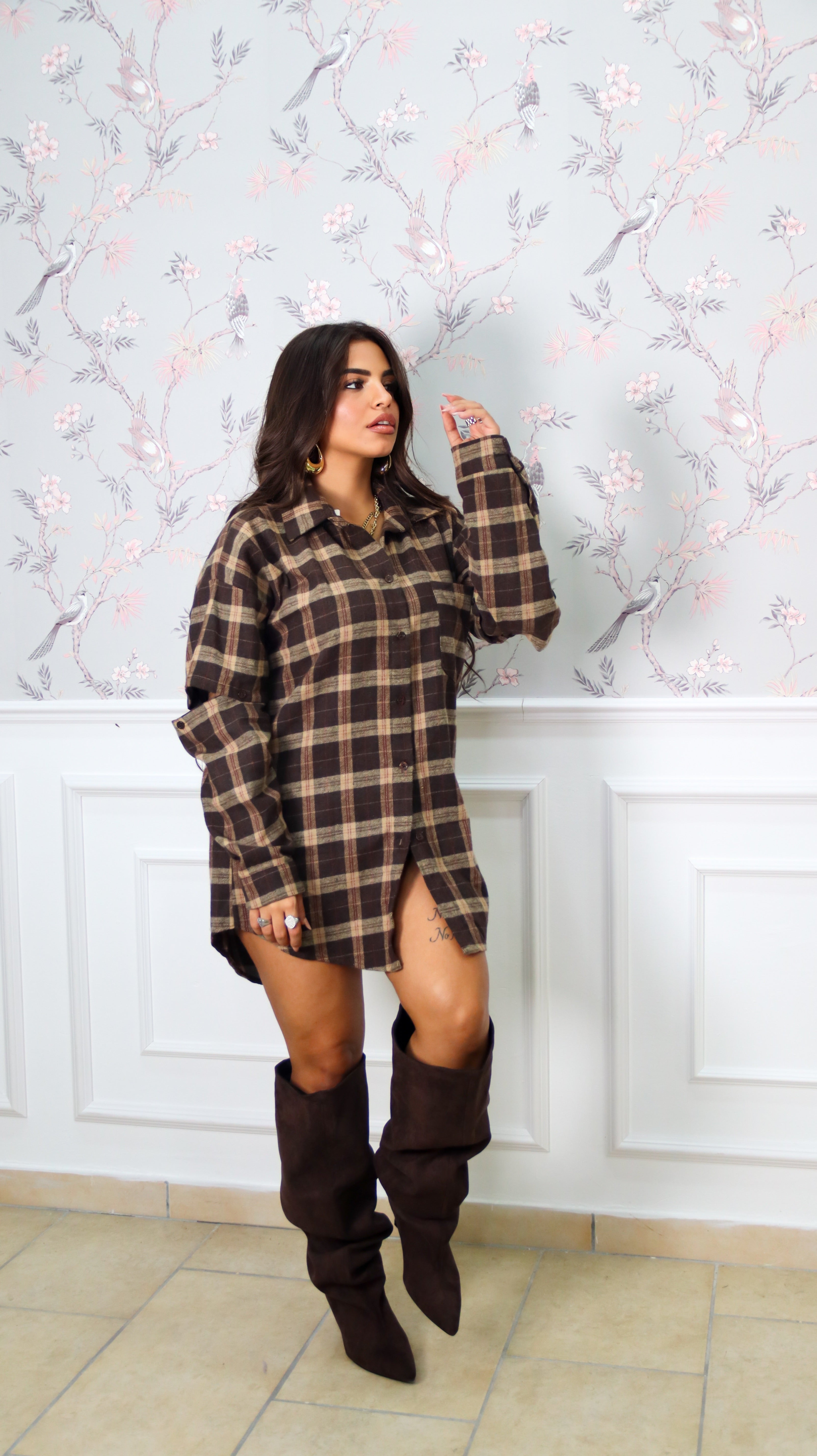 CAMICIA OVER SCOZZESE - MIL