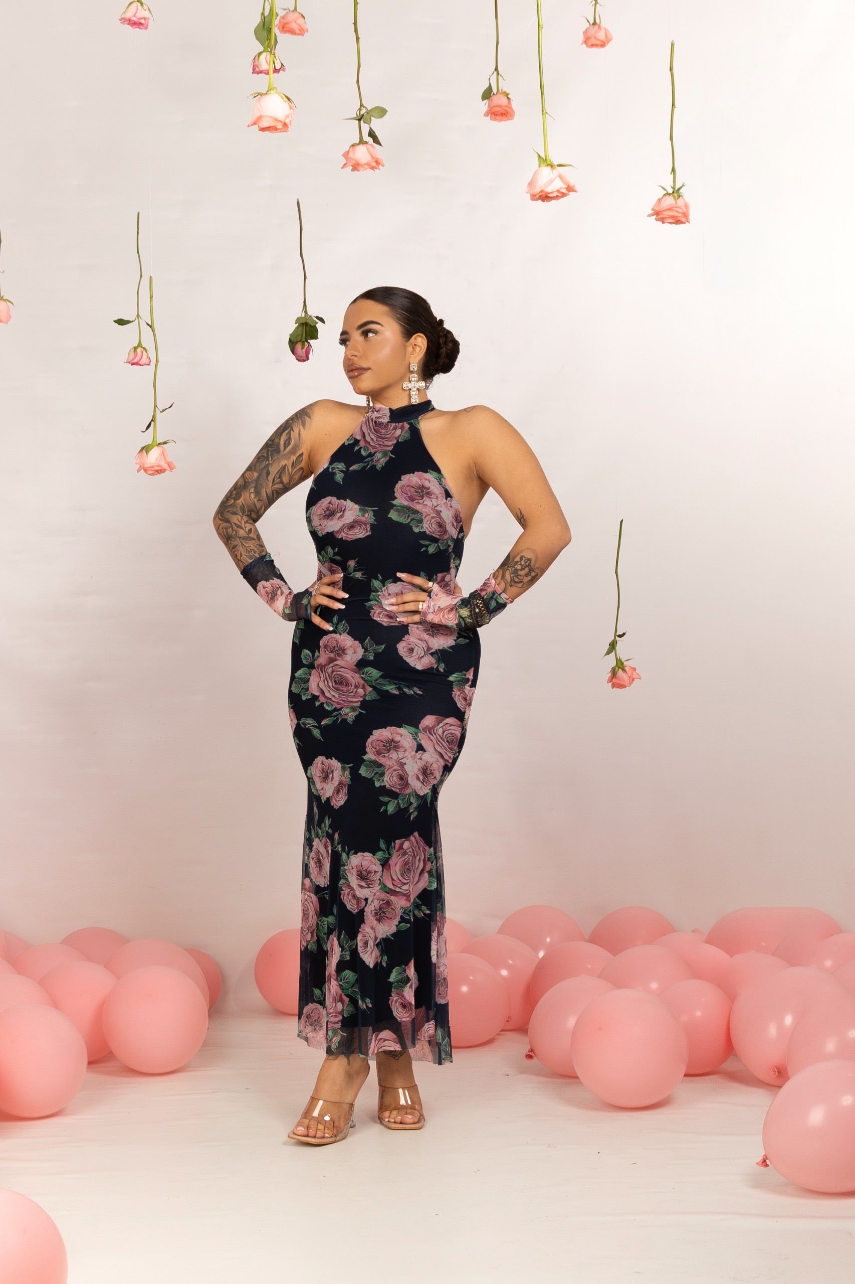 VESTITO FLOWERS - ELEGANT