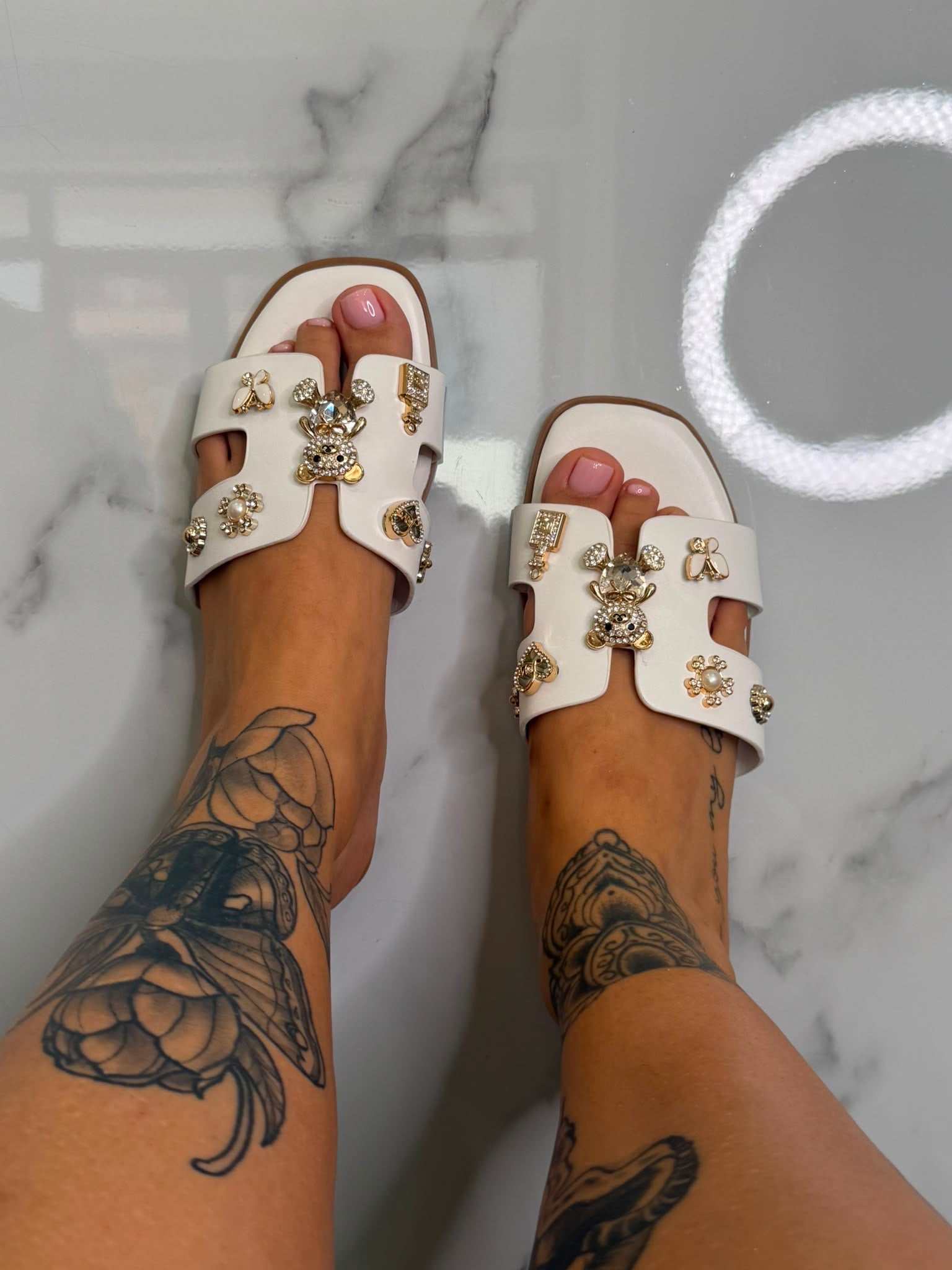 CIABBY MOD HERMMES WHITE - TEDDY