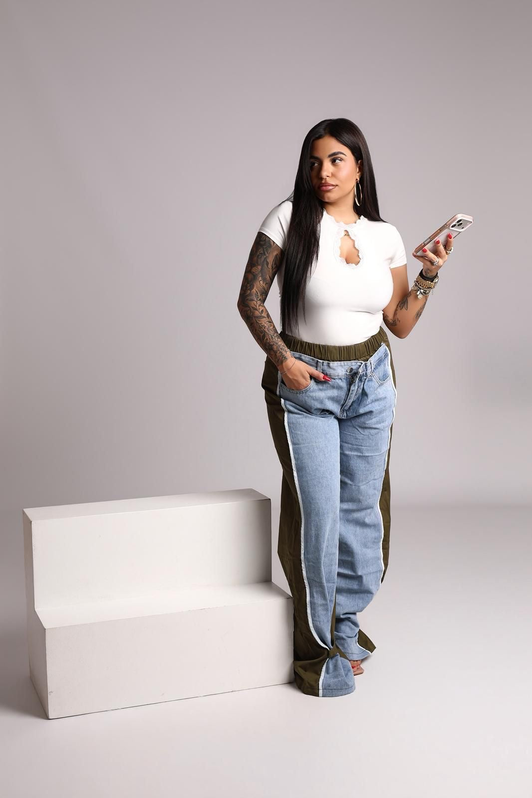 PANTALONE DENIM&GREEN - MIL