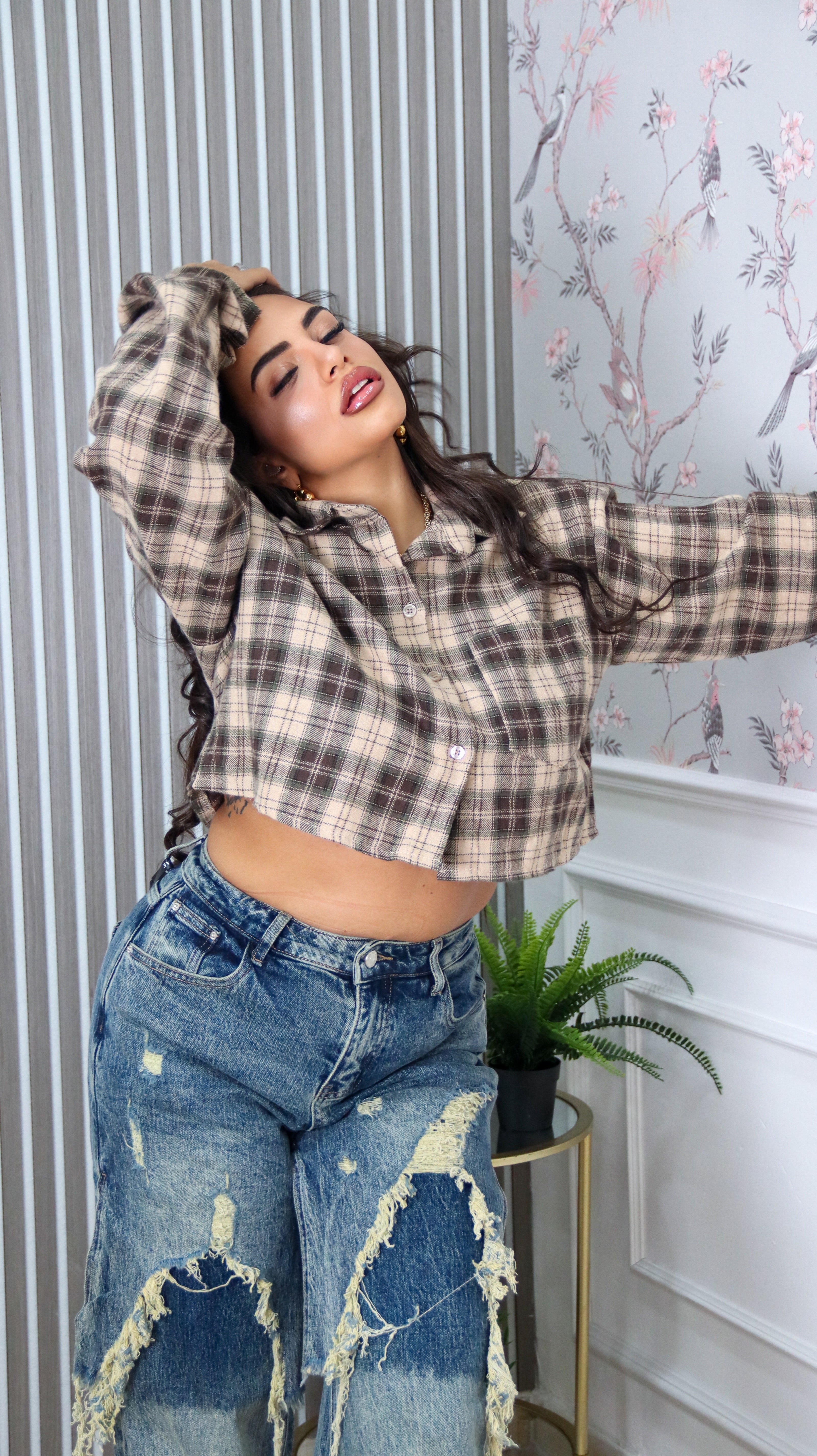 CAMICIA CROP - TEXAS