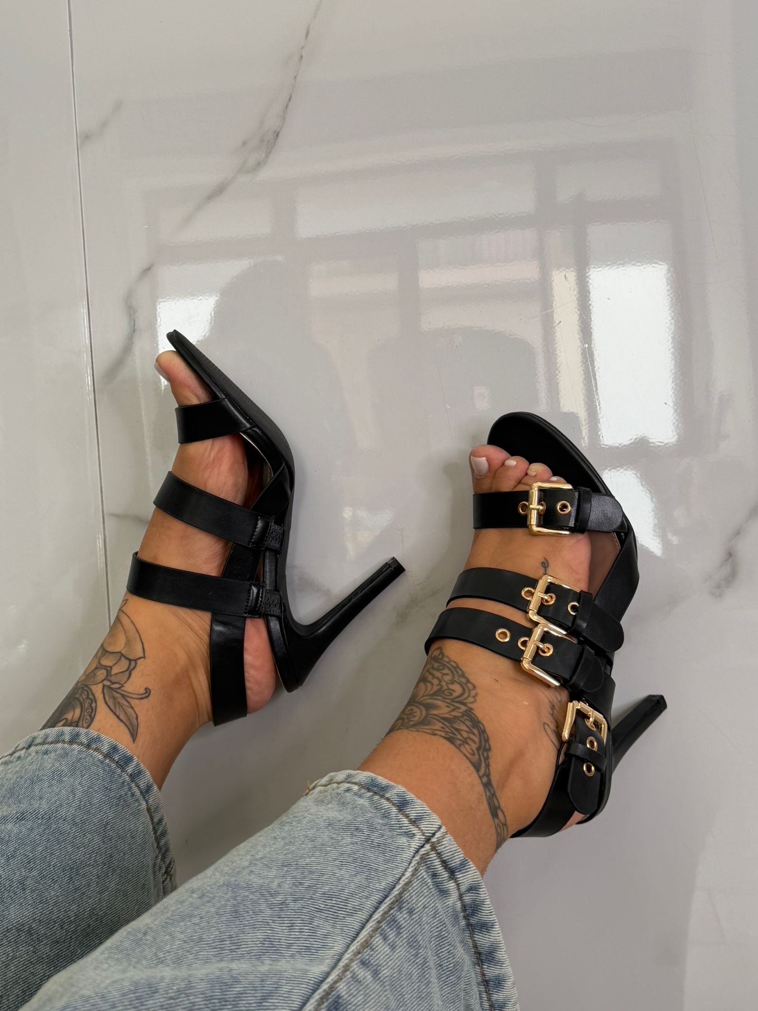 TACCO BLACK LEATHER - MIL