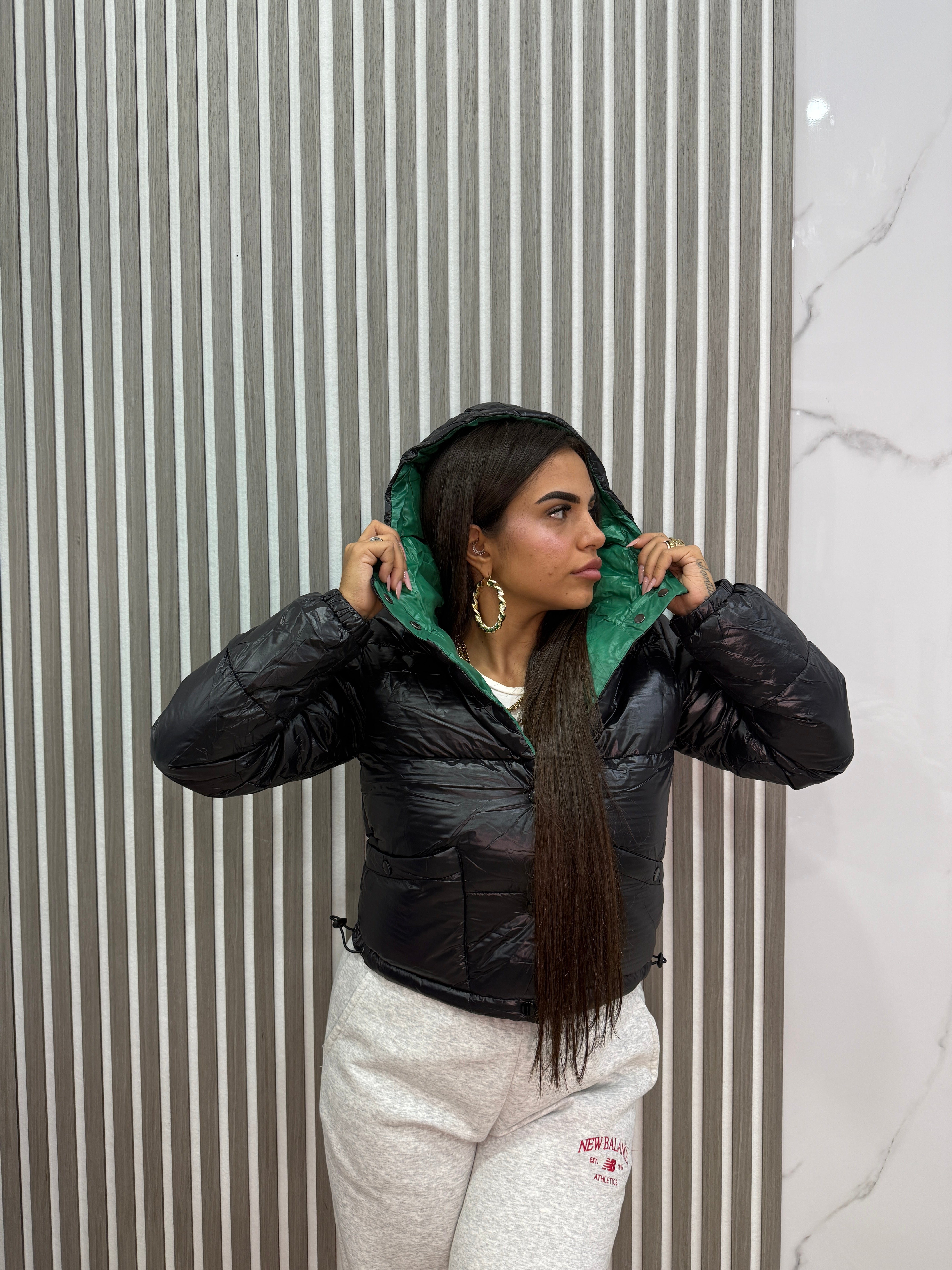 GIACCA BOMBER BLACK