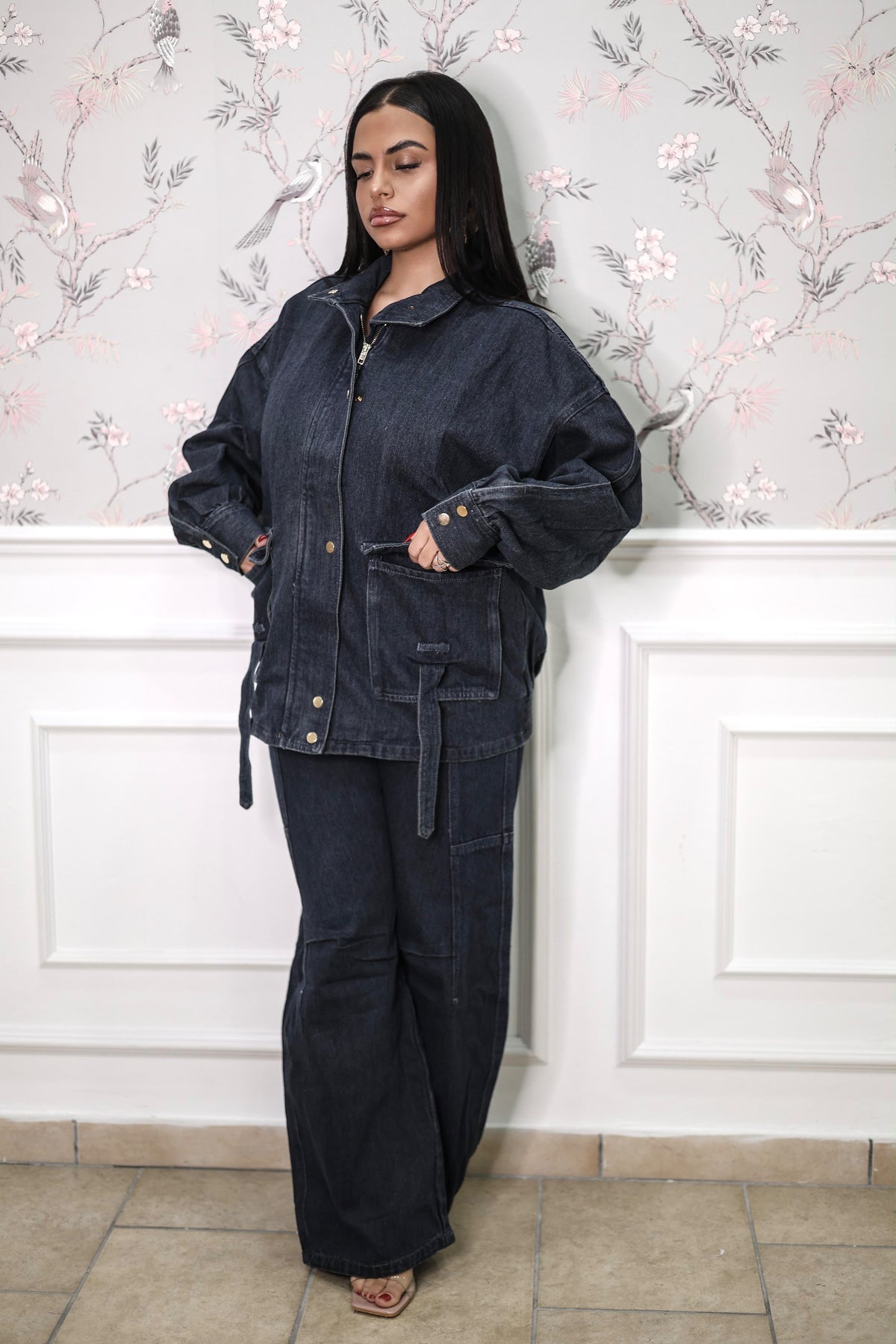 COORDINATO DENIM BLUE - RIHANNA