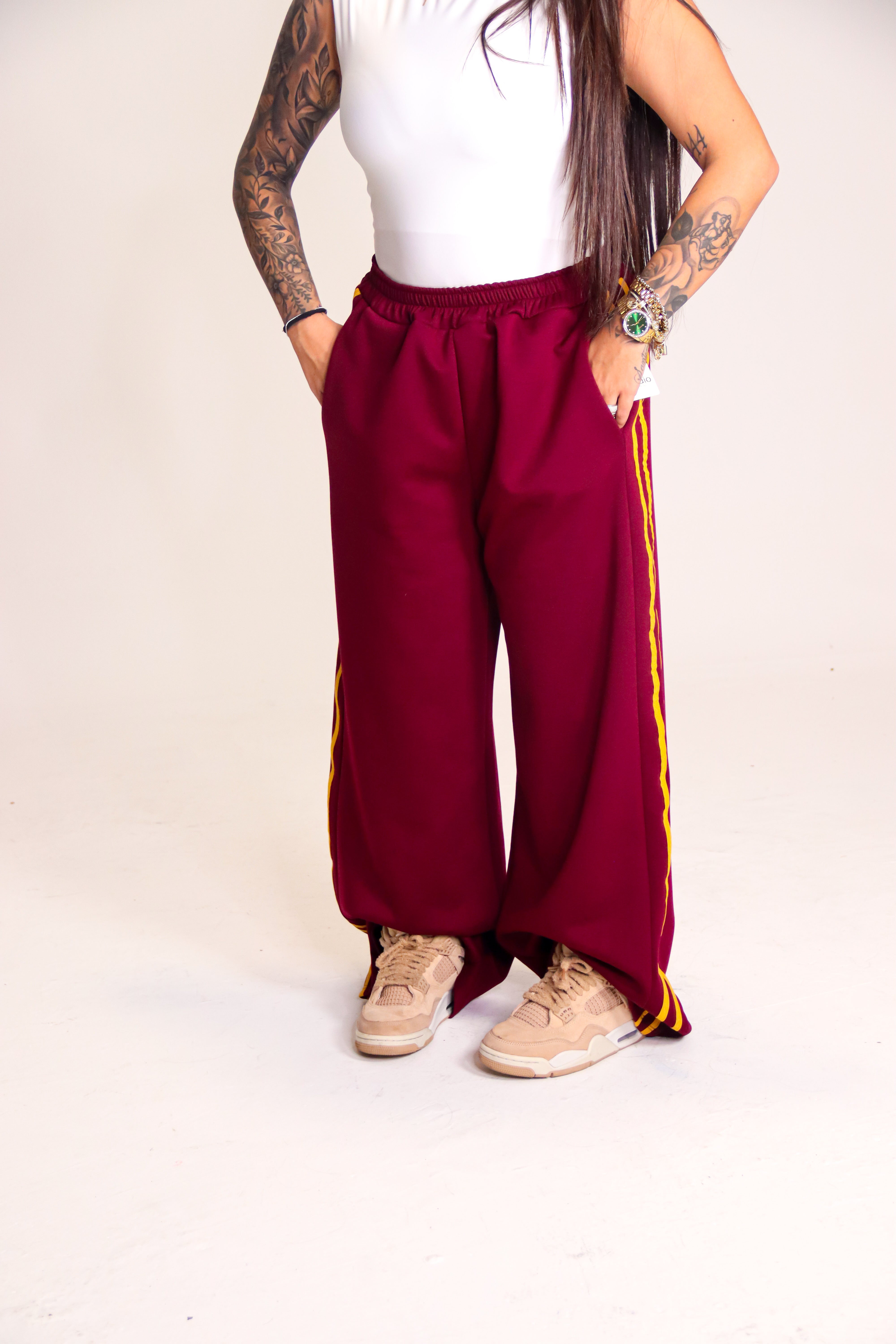 PANTATUTA MIL - BORDEAUX&YELLOW