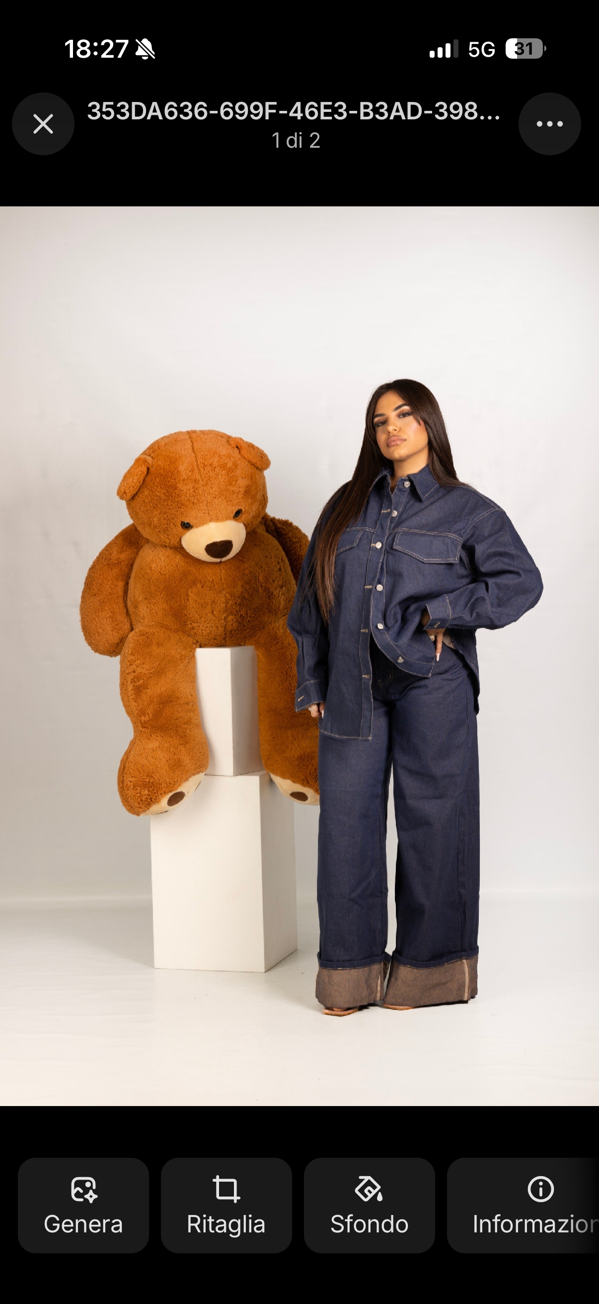 COORDINATO DENIM BLUE - MIL