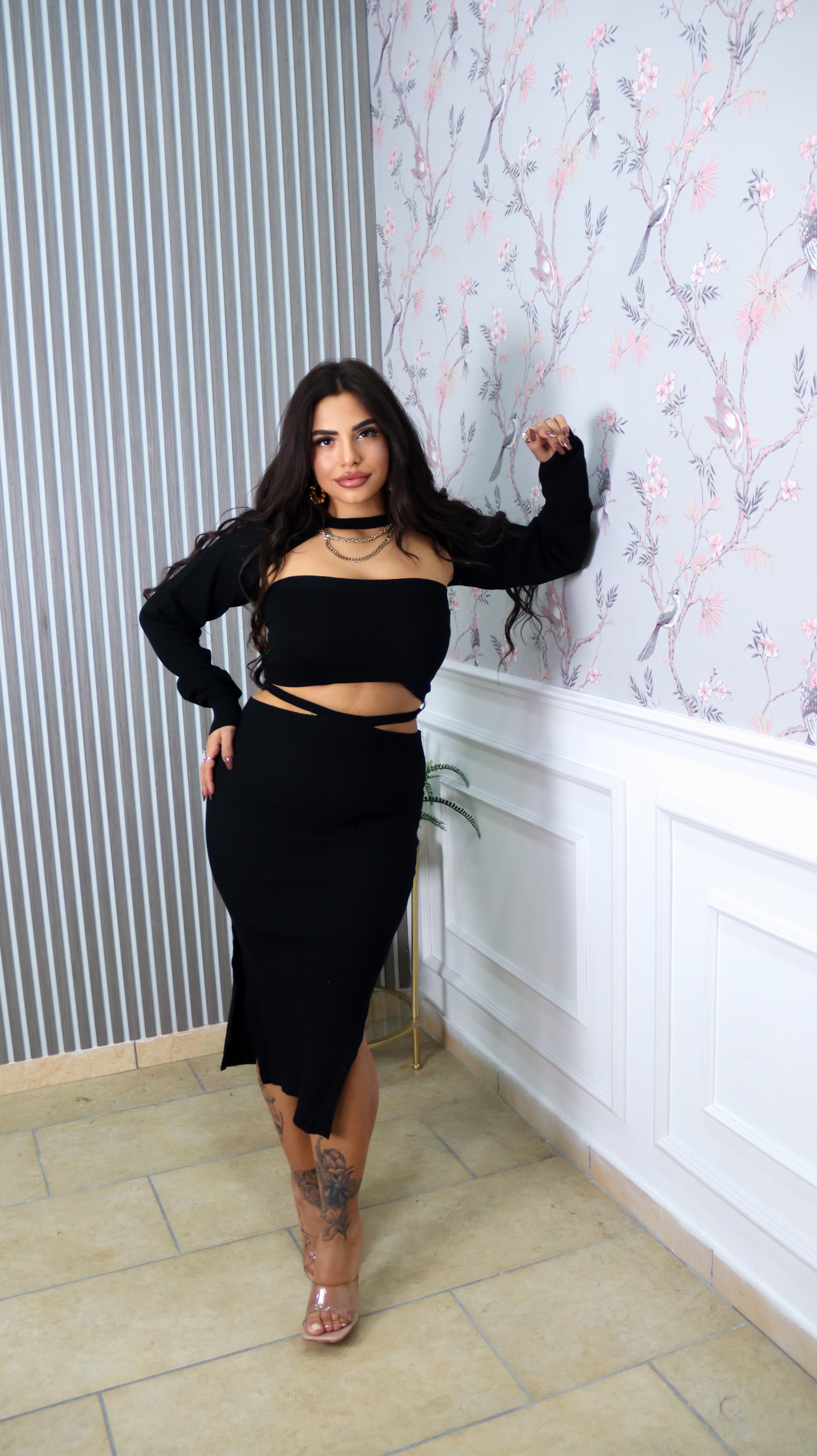 COORDINATO TRE PEZZI - BLACK