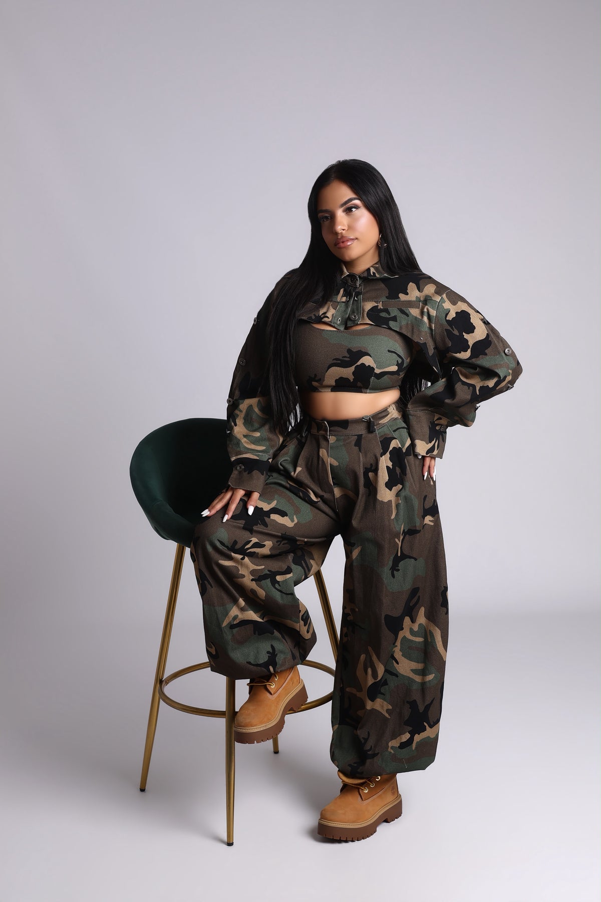 COORDINATO DENIM MILITARY - MIL