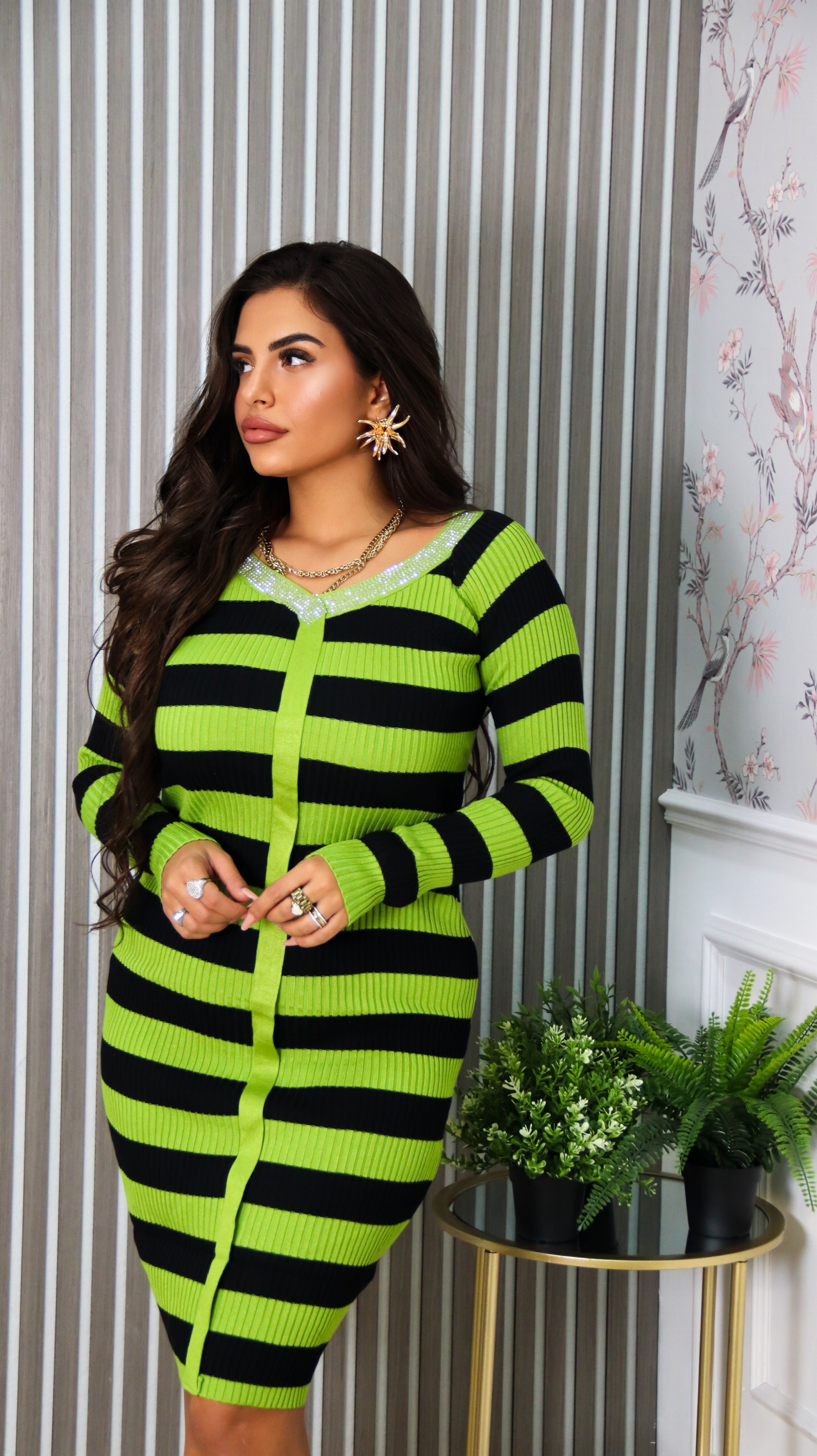 VESTITO A RIGHE DIAMOND