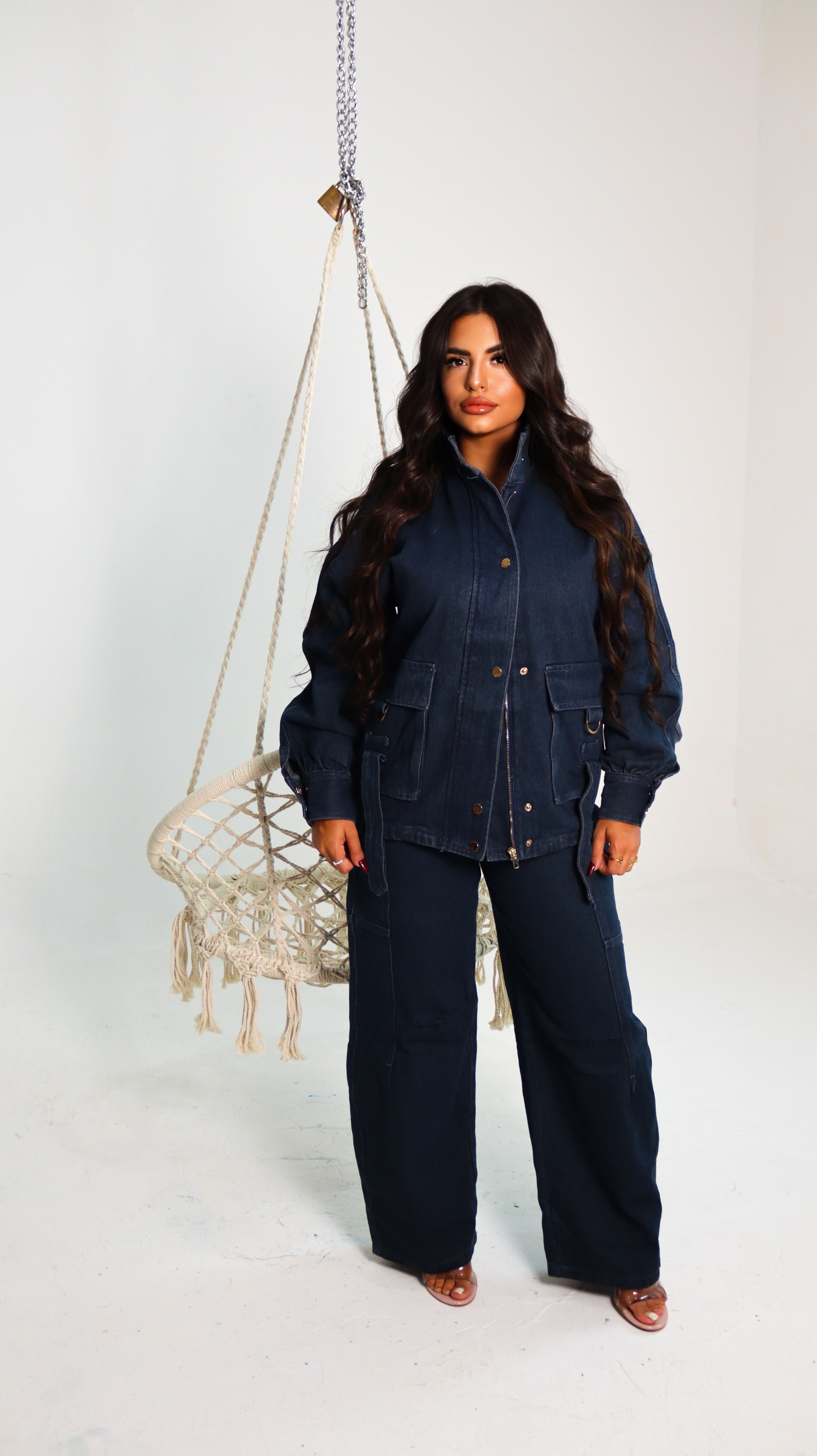 COORDINATO DENIM CARGO