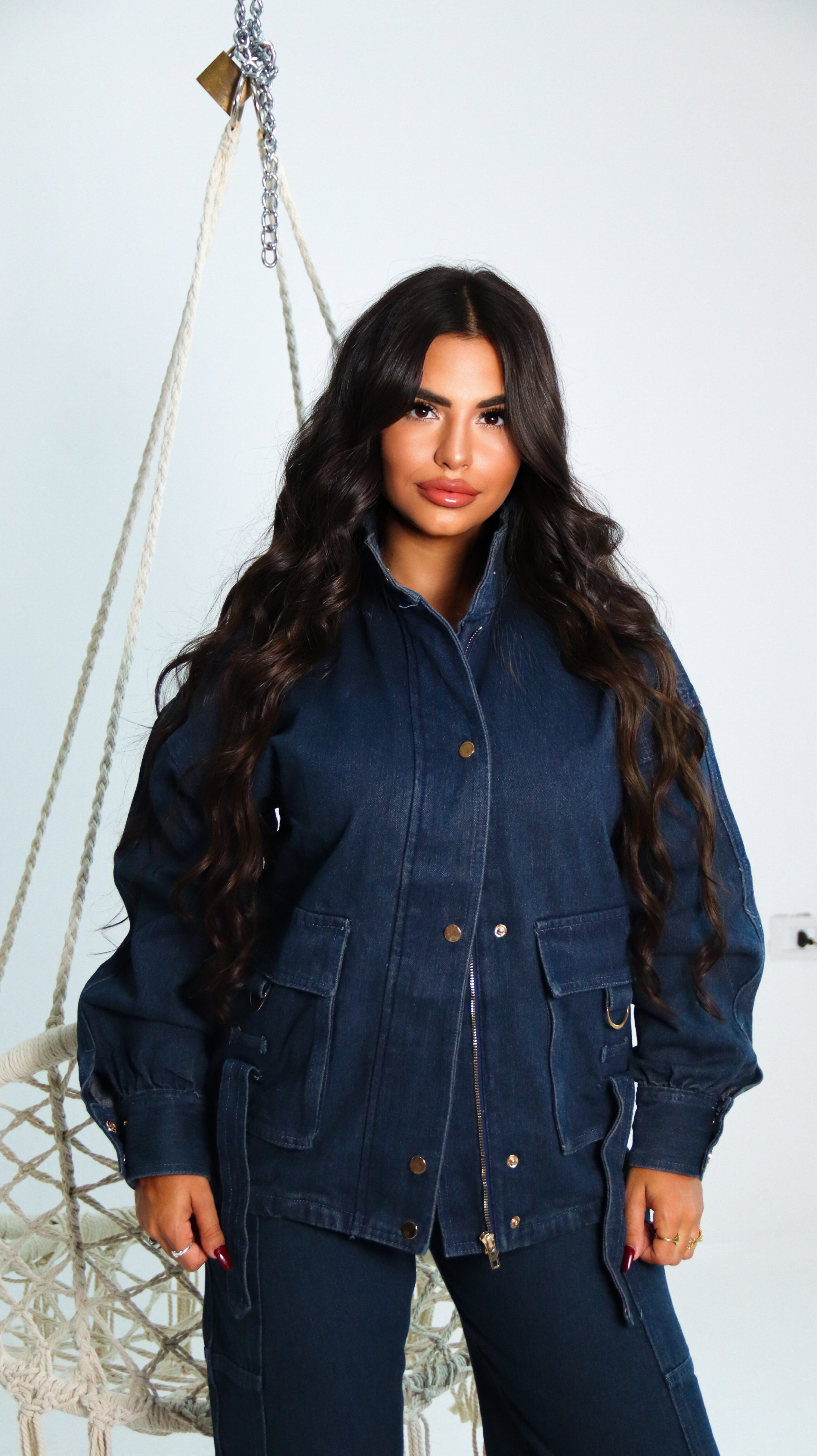COORDINATO DENIM CARGO