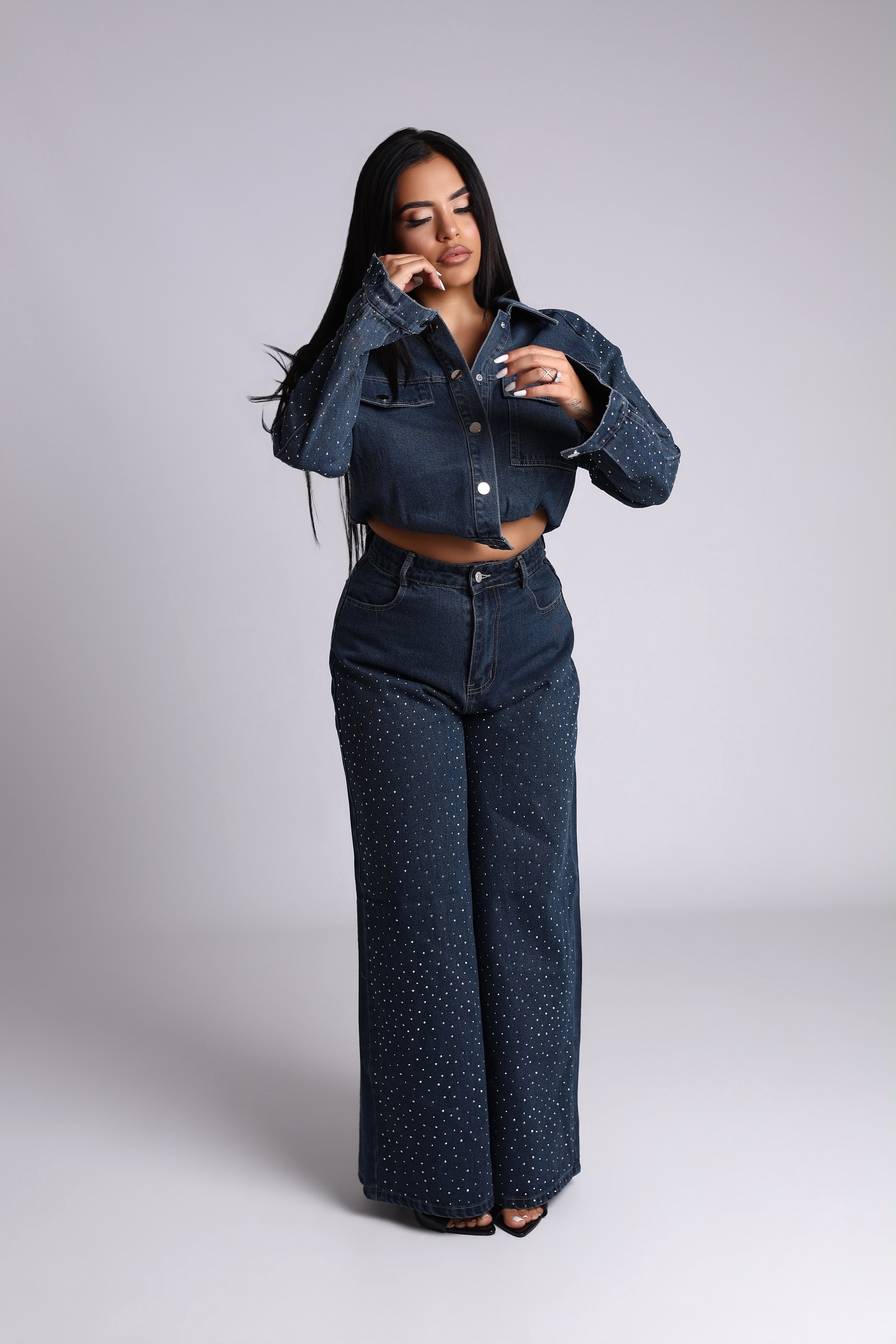 COORDINATO DENIM DIAMOND - QUEEN