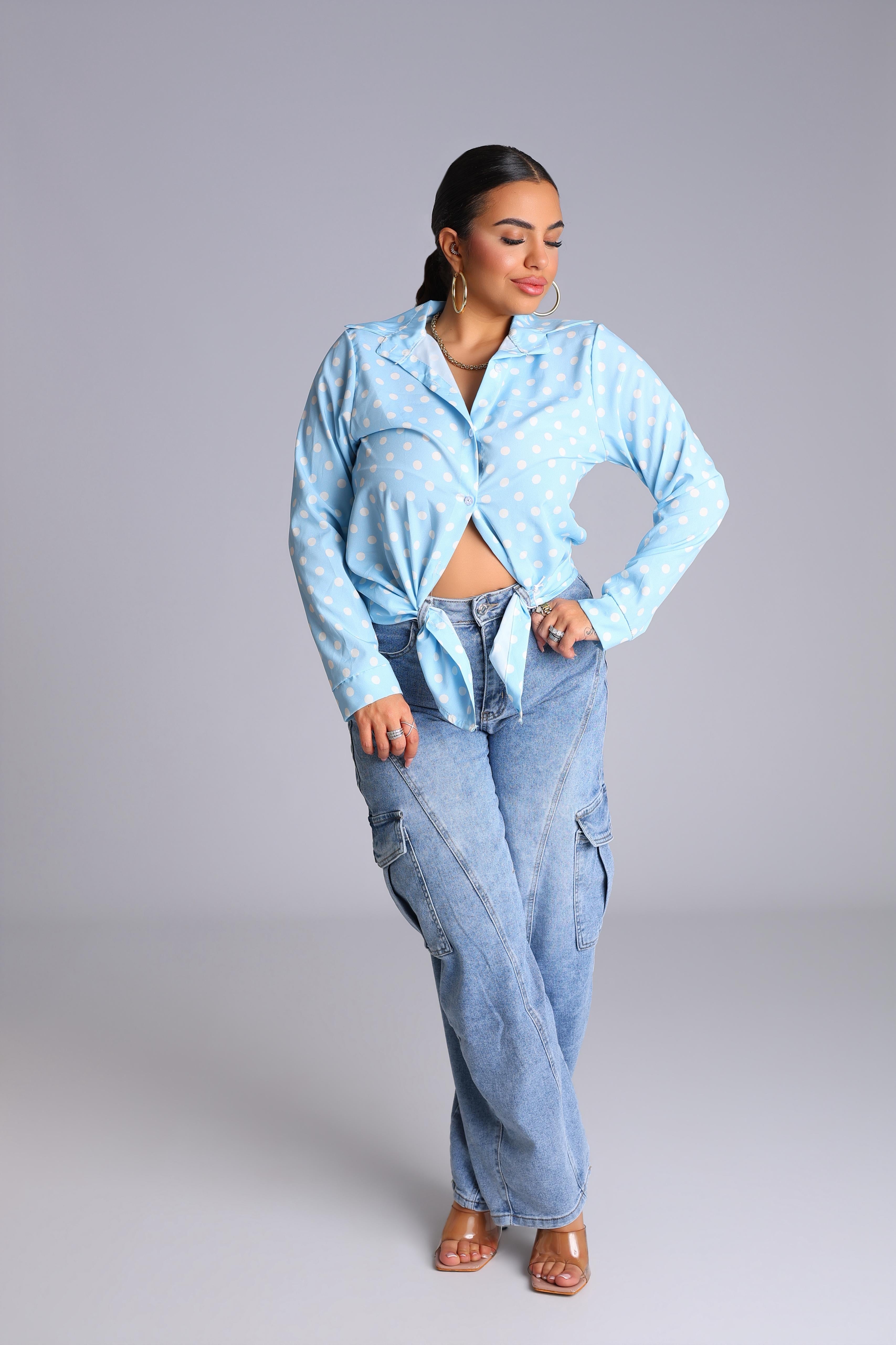 PANTALONE BALLON - BLUE