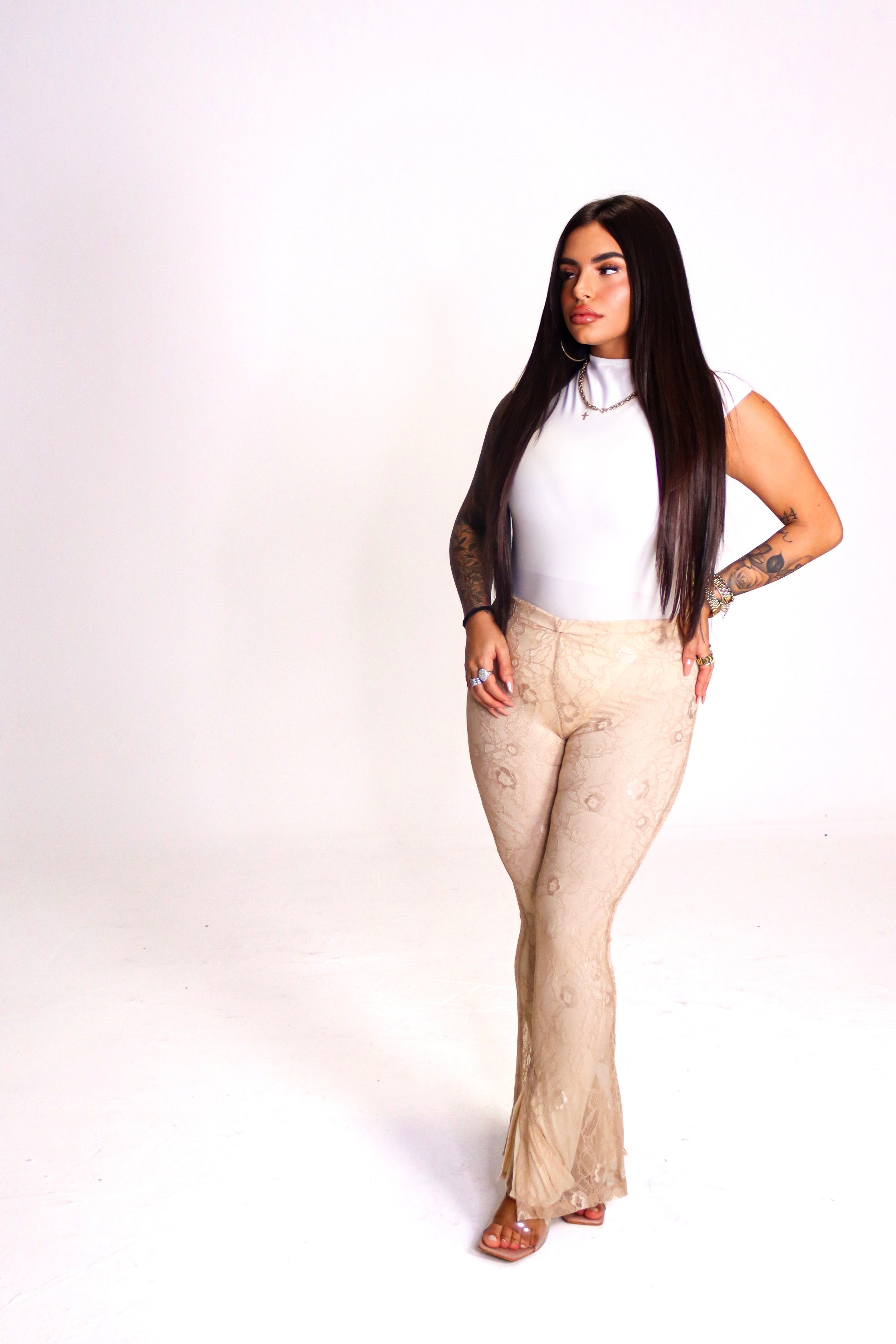 LEGGINGS PIZZO - LADY