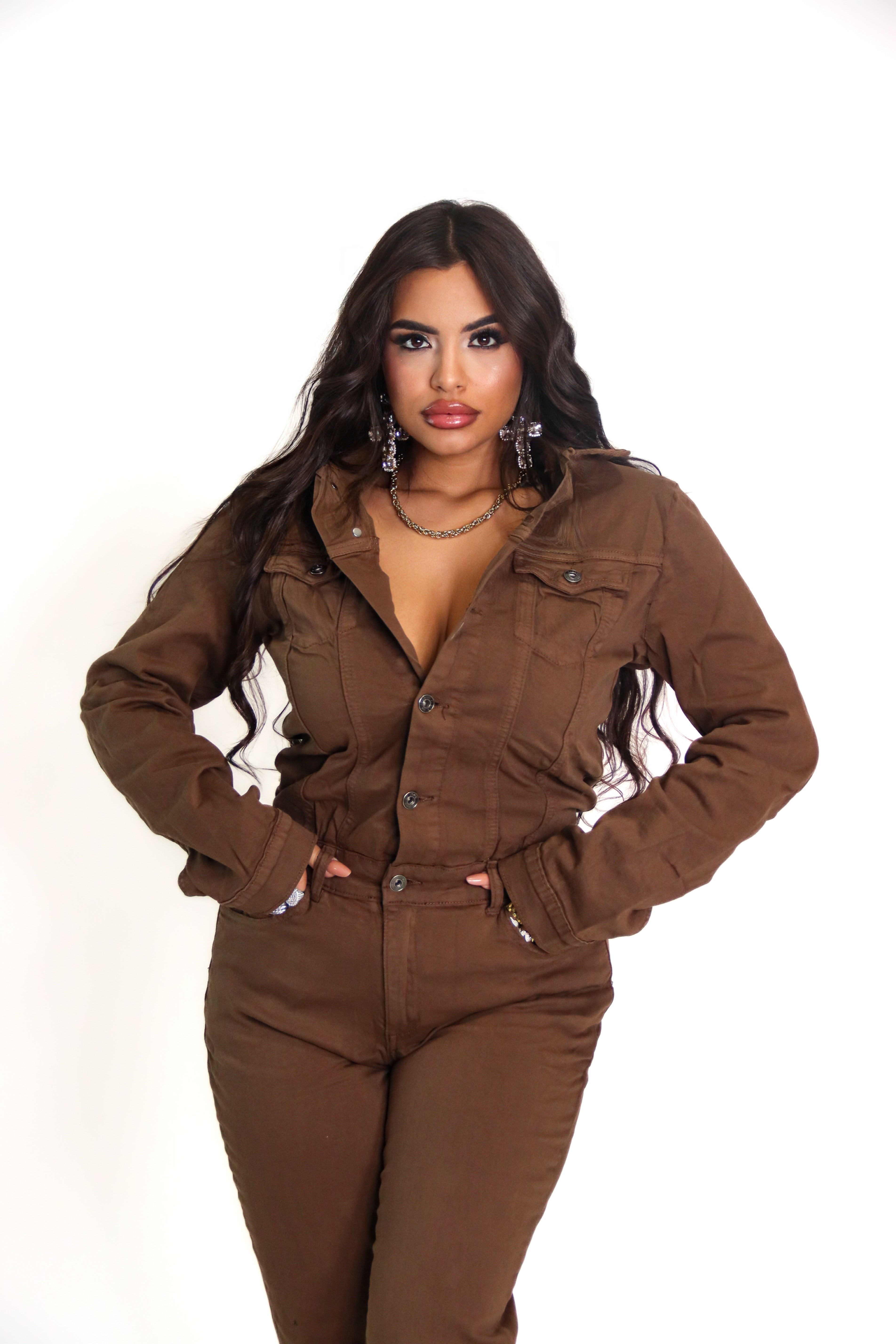 TUTONE DENIM - TABACCO