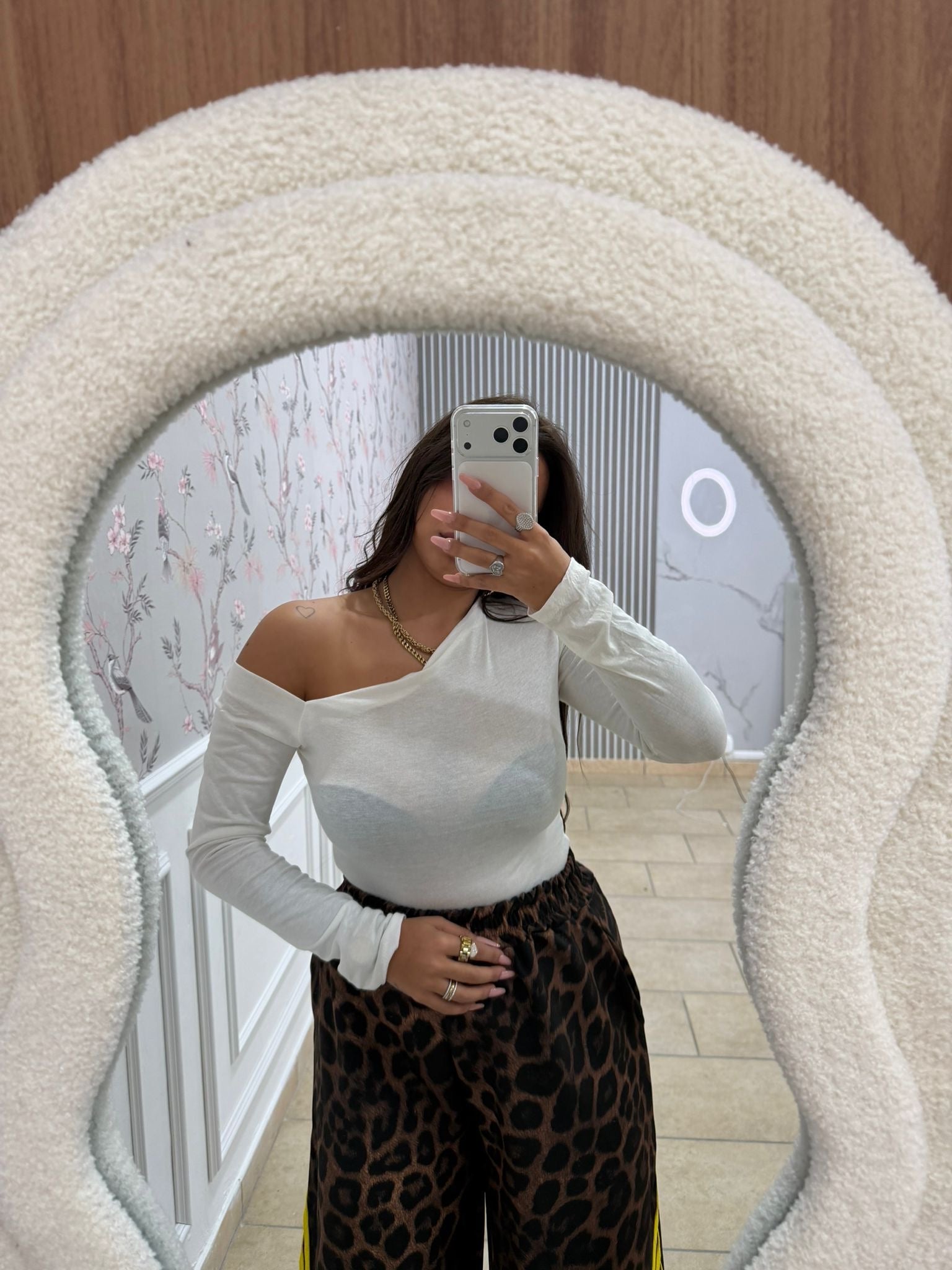 MAGLIA MONOSPALLA WHITE - MOD INT