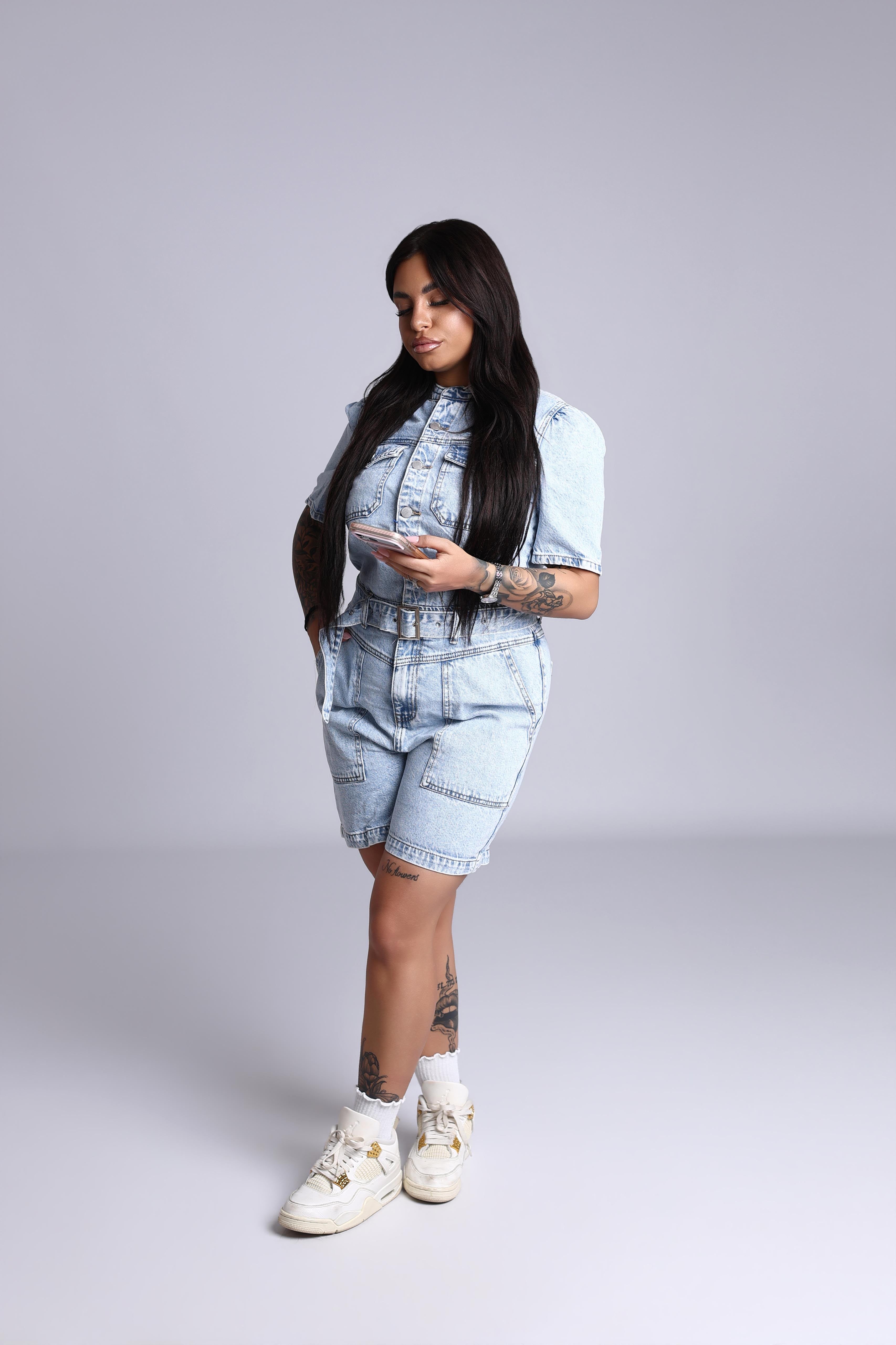 TUTINA LIGHT DENIM - CINTURA