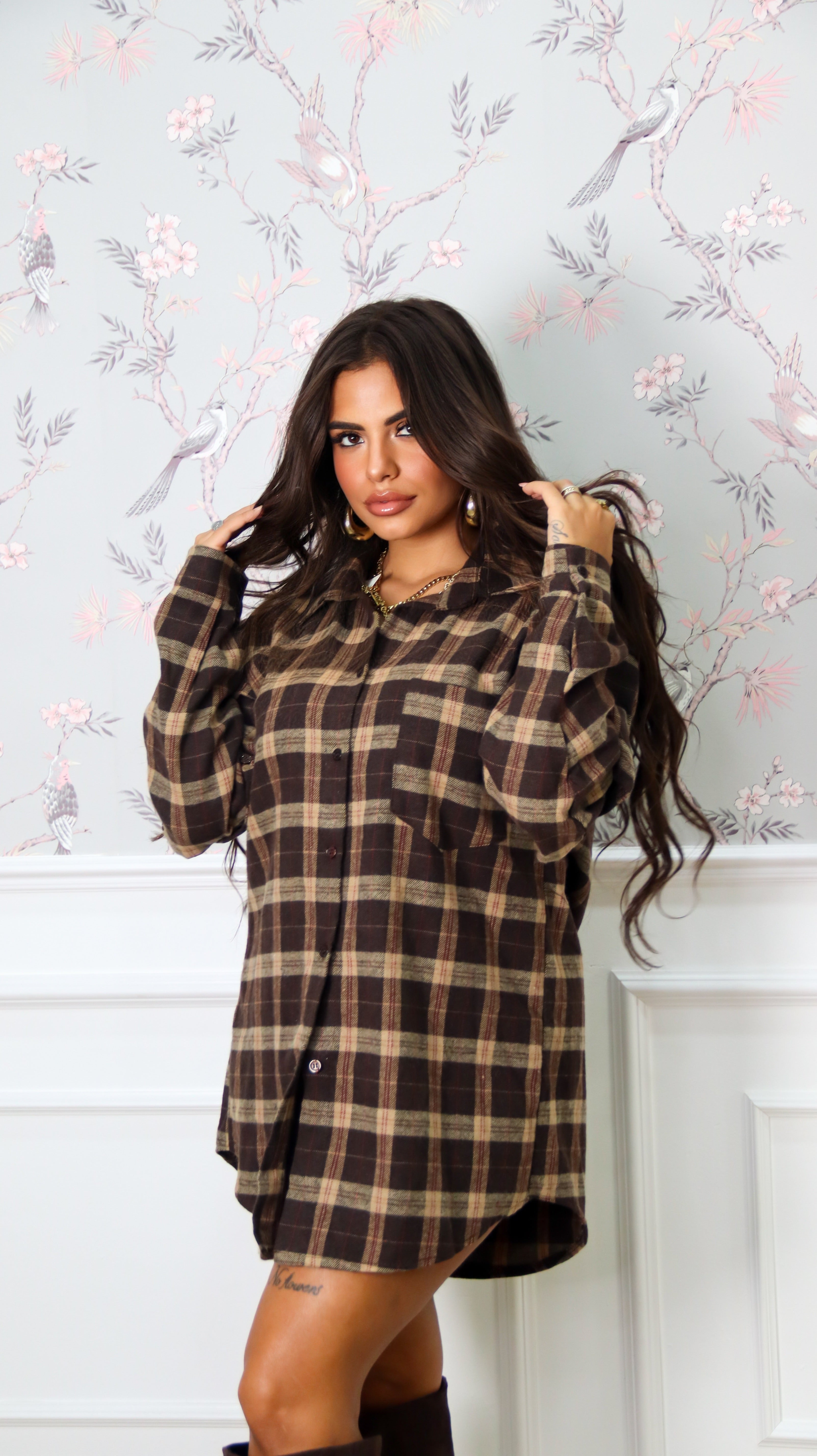 CAMICIA OVER SCOZZESE - MIL