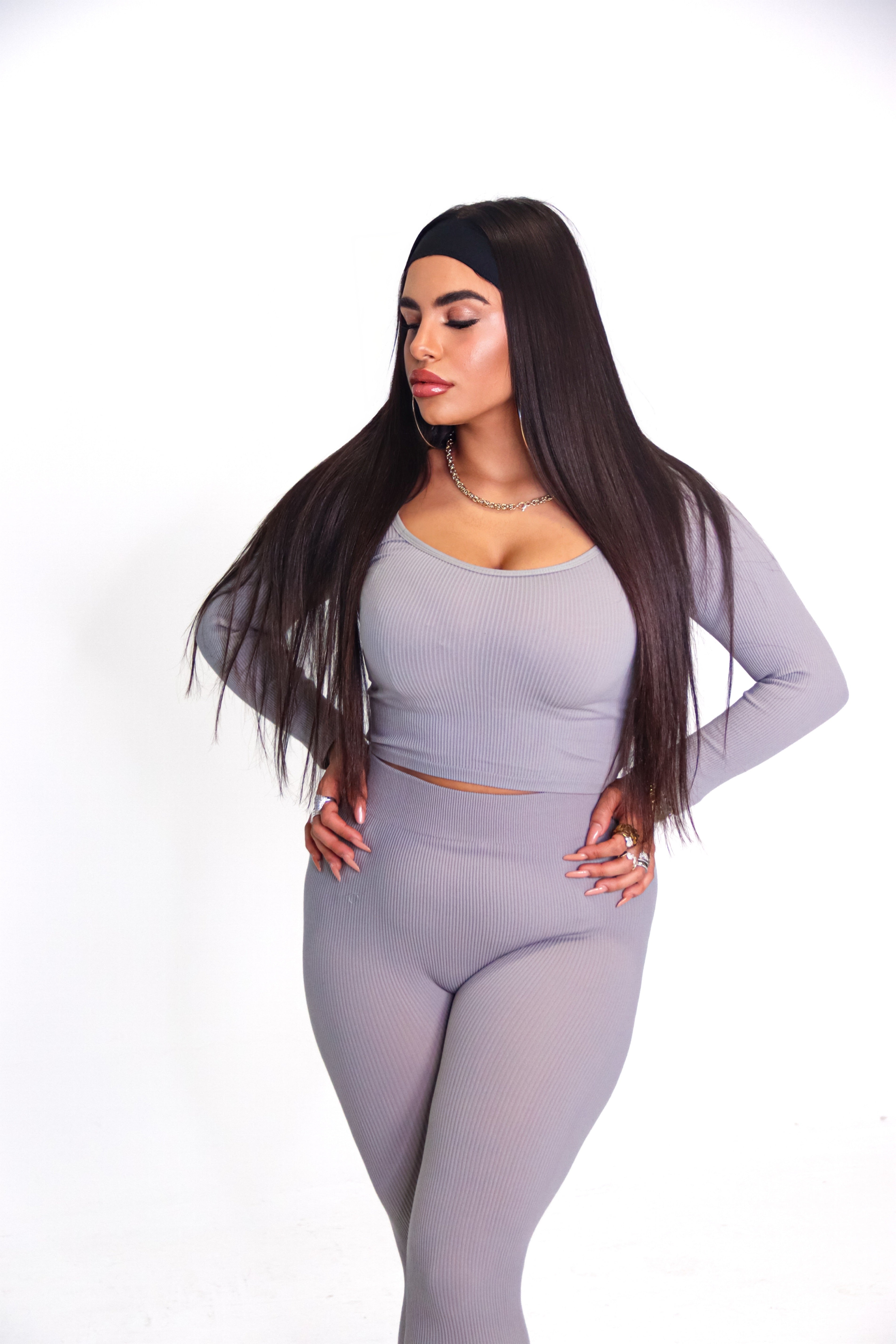 COORDINATO FIT BASIC - GREY