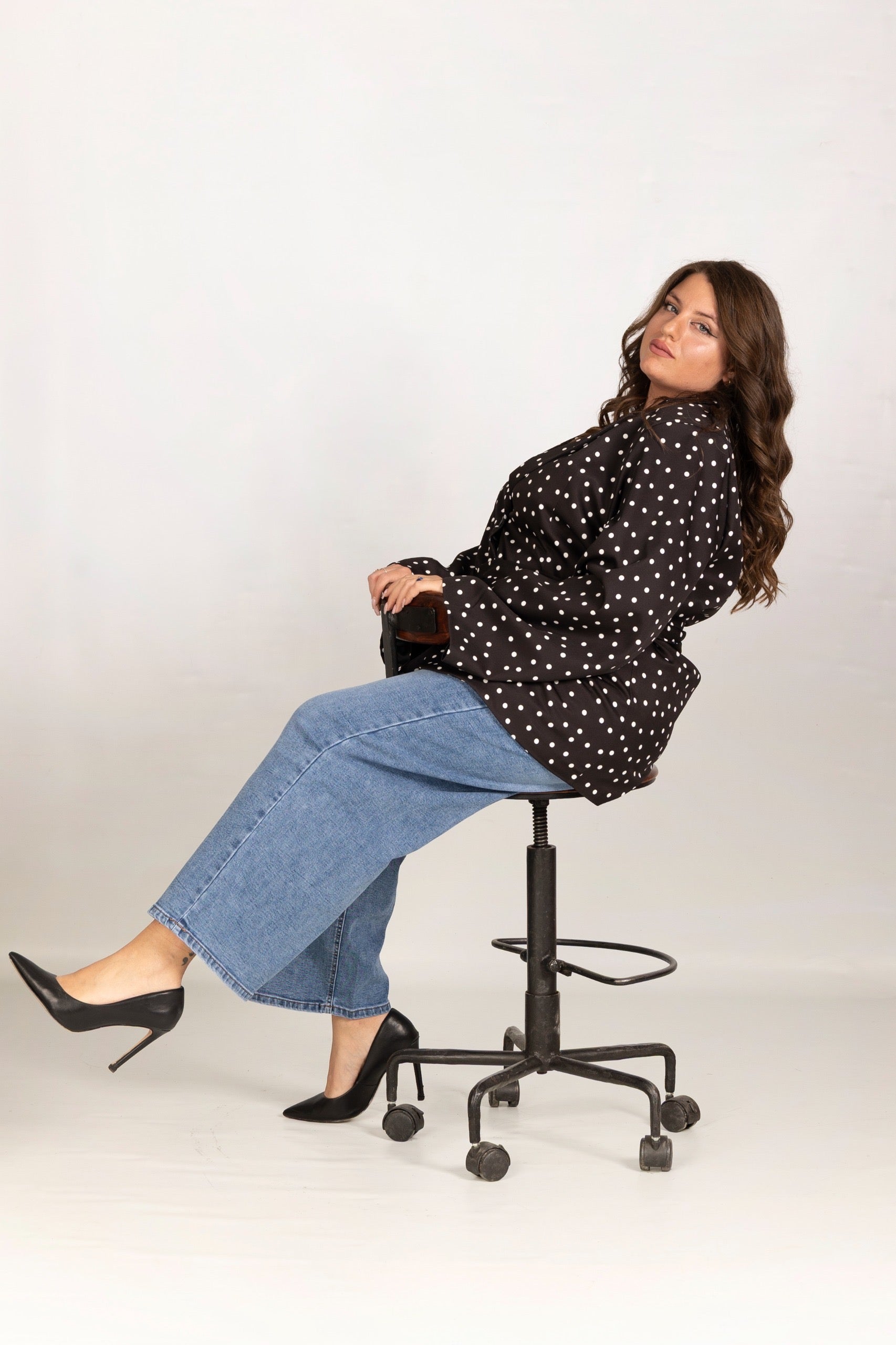 BLAZER POIS BLACK - MIL for CURVY