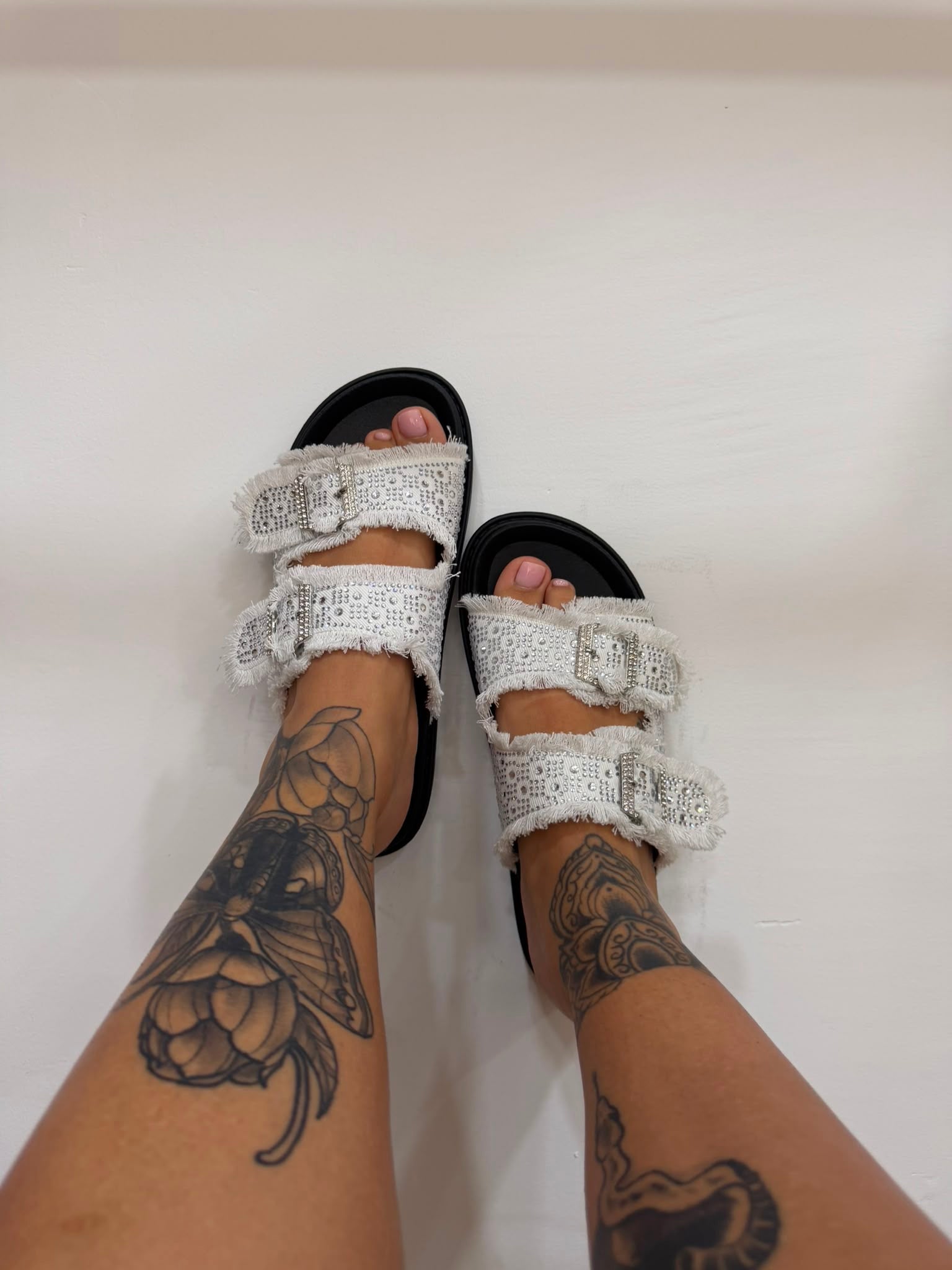 CIABBY DENIM DIAMOND - WHITE