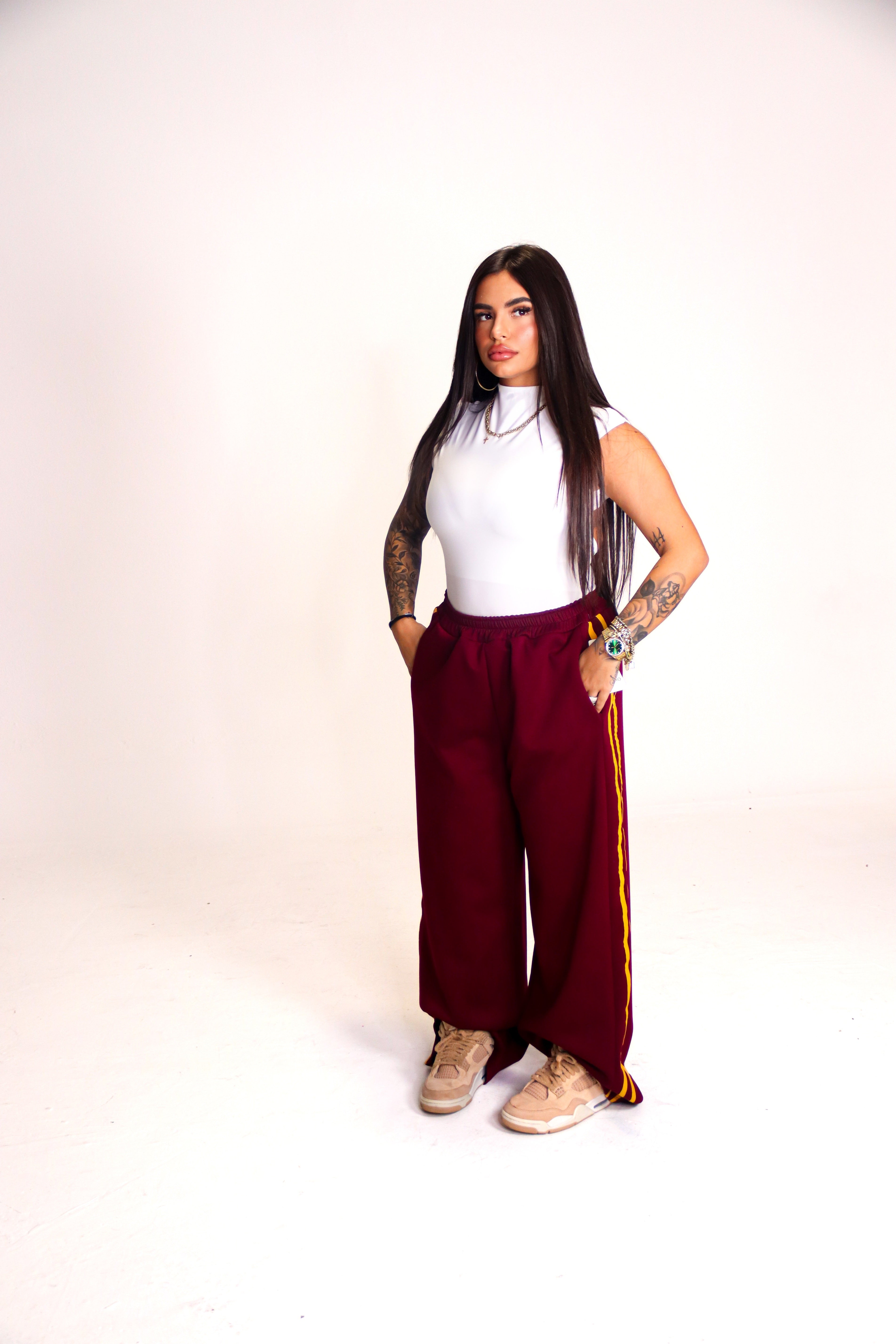 PANTATUTA MIL - BORDEAUX&YELLOW