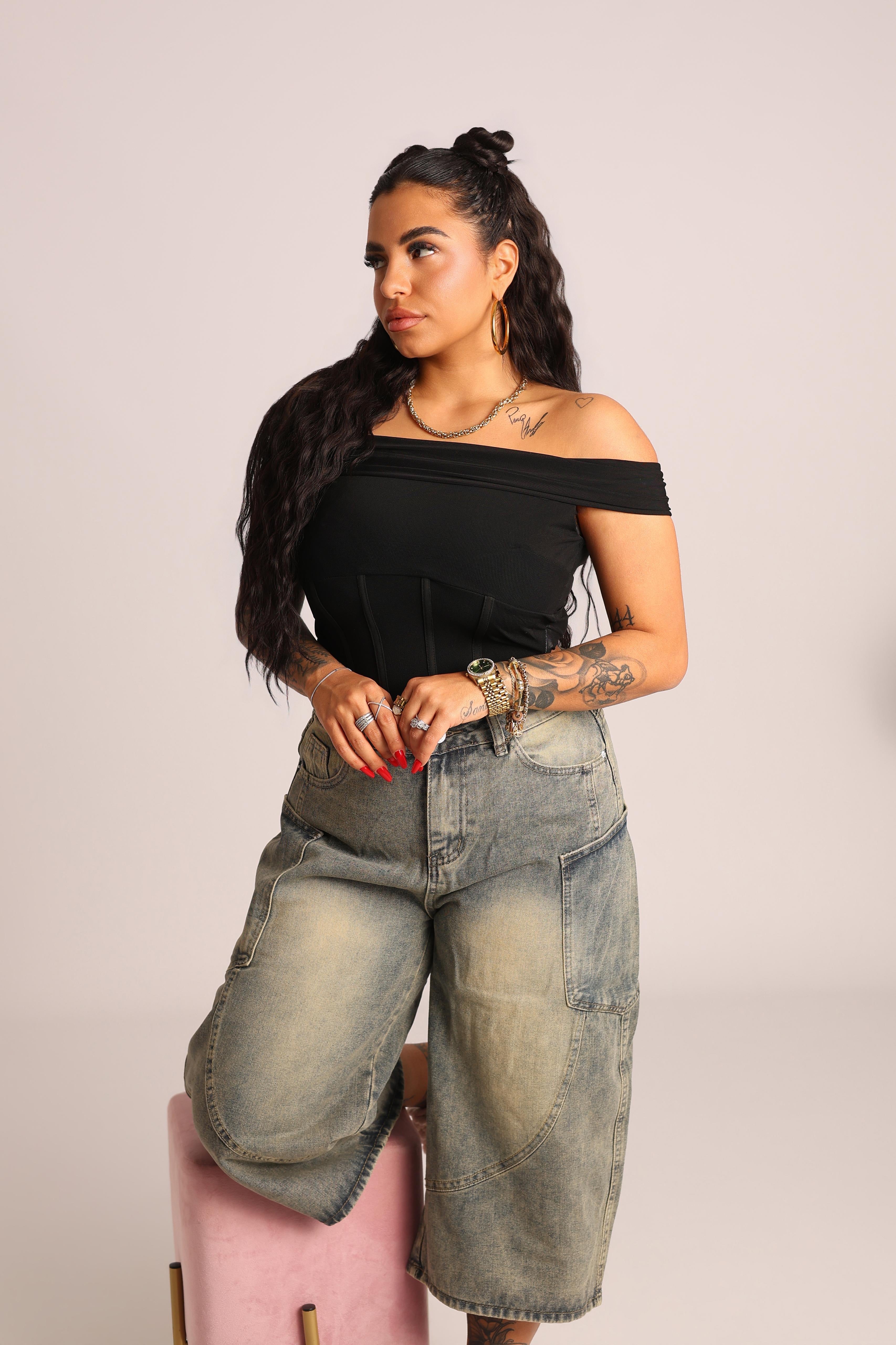 TOP BLACK SIMPLY - MIL