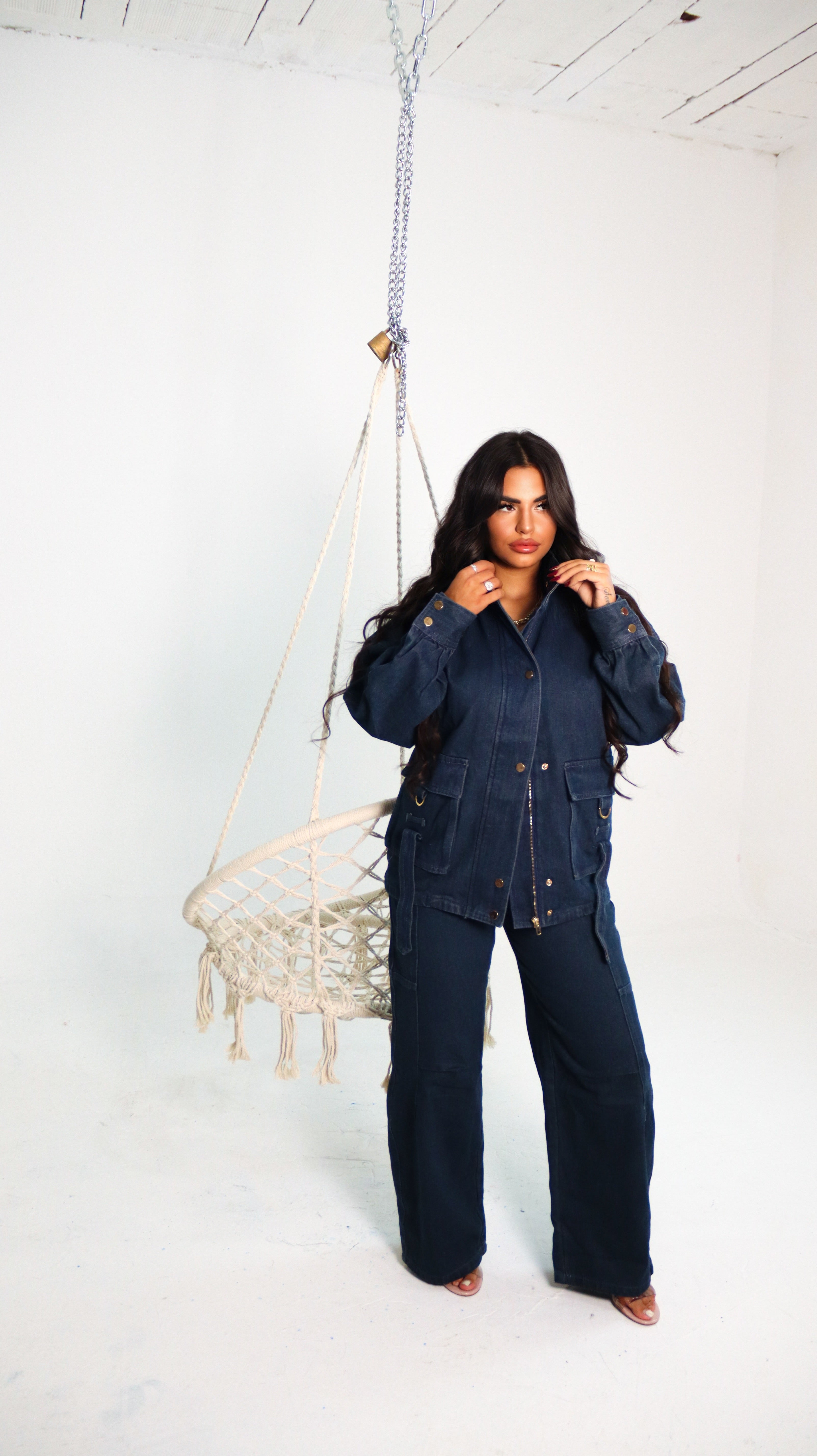 COORDINATO DENIM CARGO