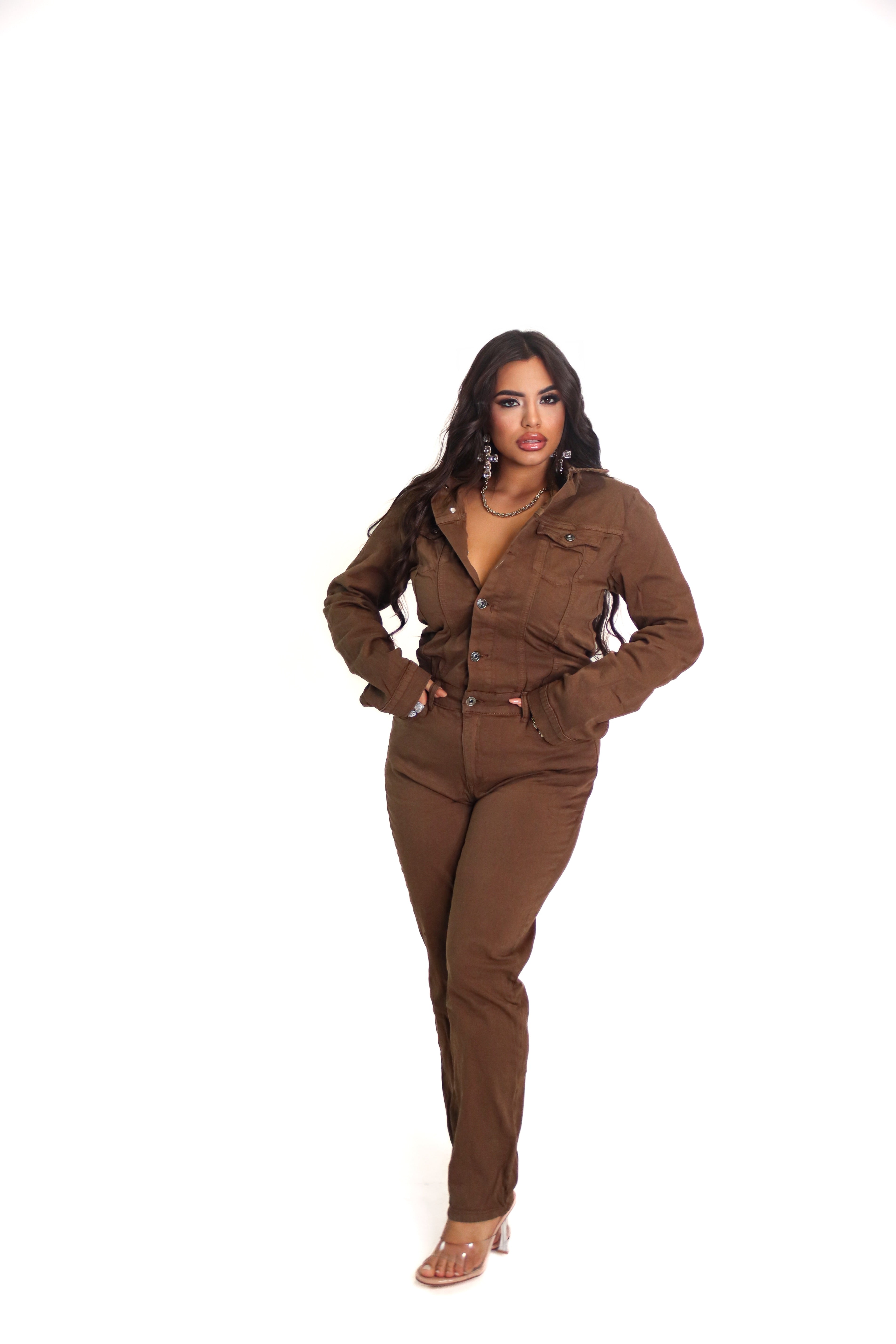 TUTONE DENIM - TABACCO