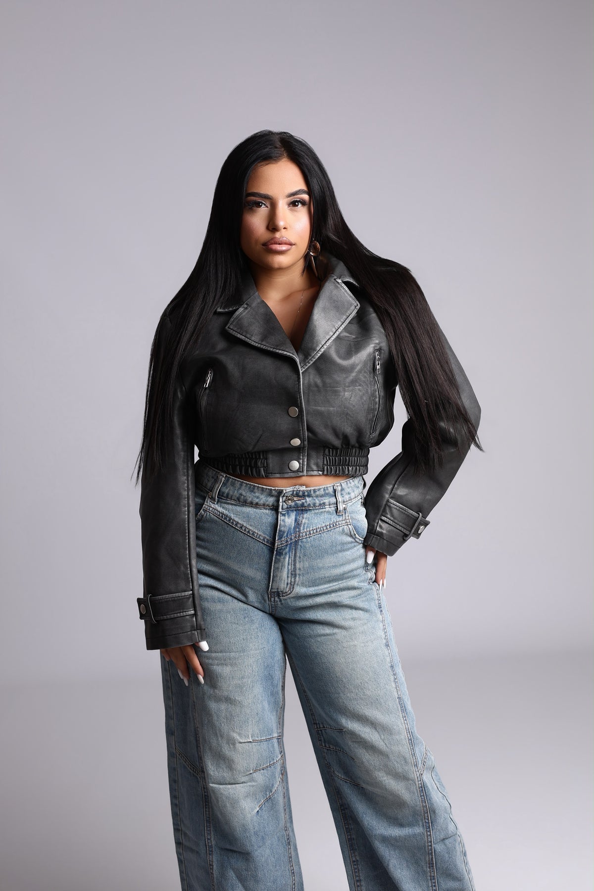 GIACCA CROP GREY - OLD MONEY